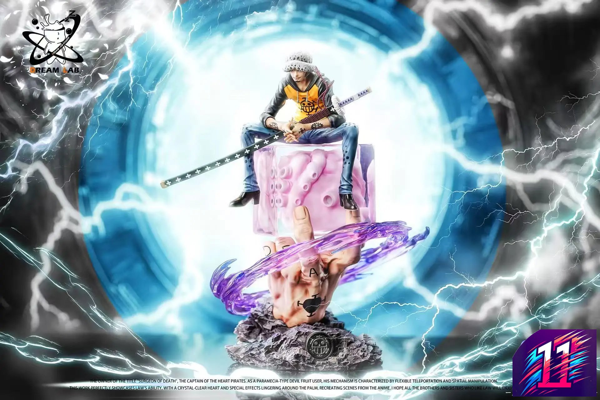 Dream Lab Studio - Trafalgar D. Water Law %27Heart DLC Only One Piece