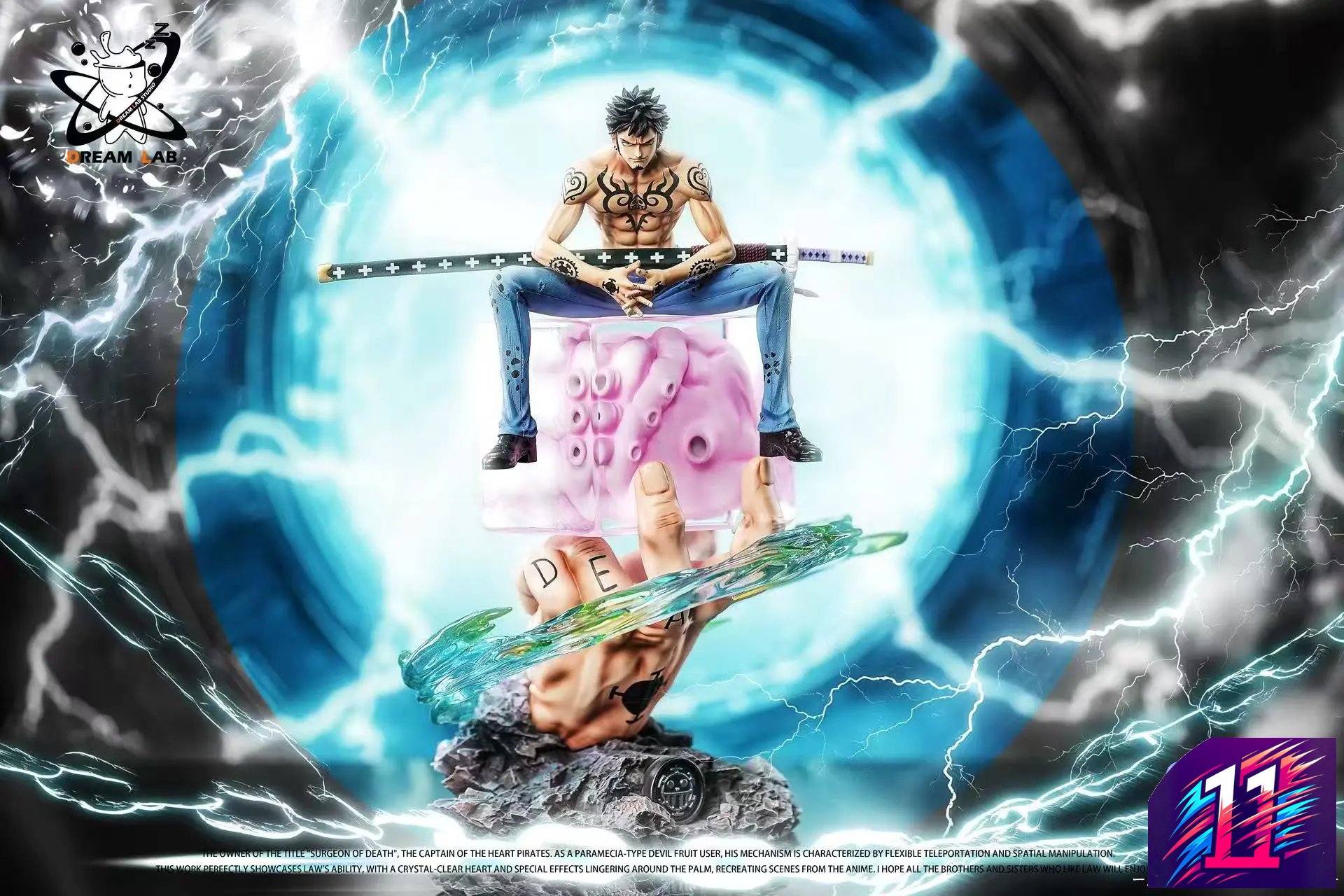 Dream Lab Studio - Trafalgar D. Water Law %27Heart DLC Only One Piece