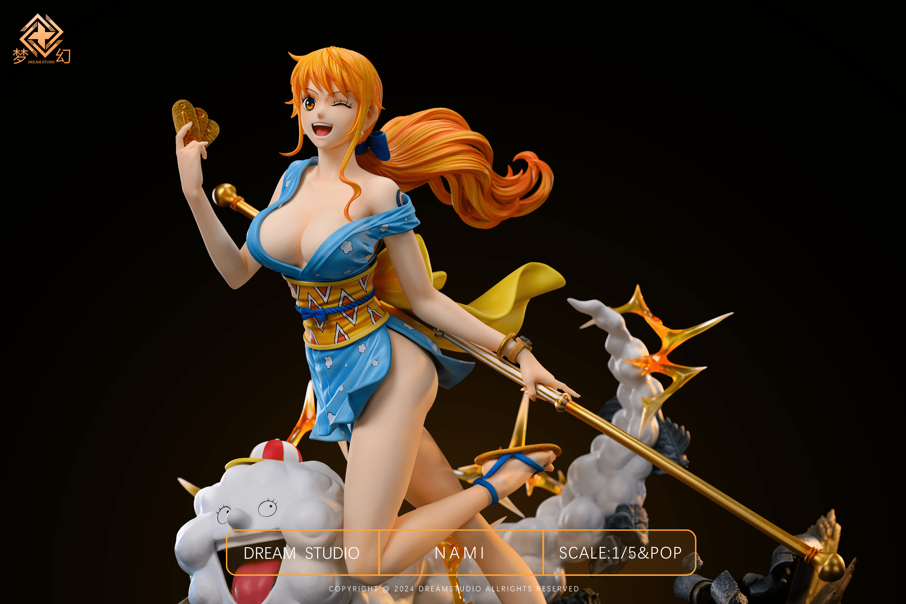 Dream Studio - One Piece Nami Japanese style light statue first