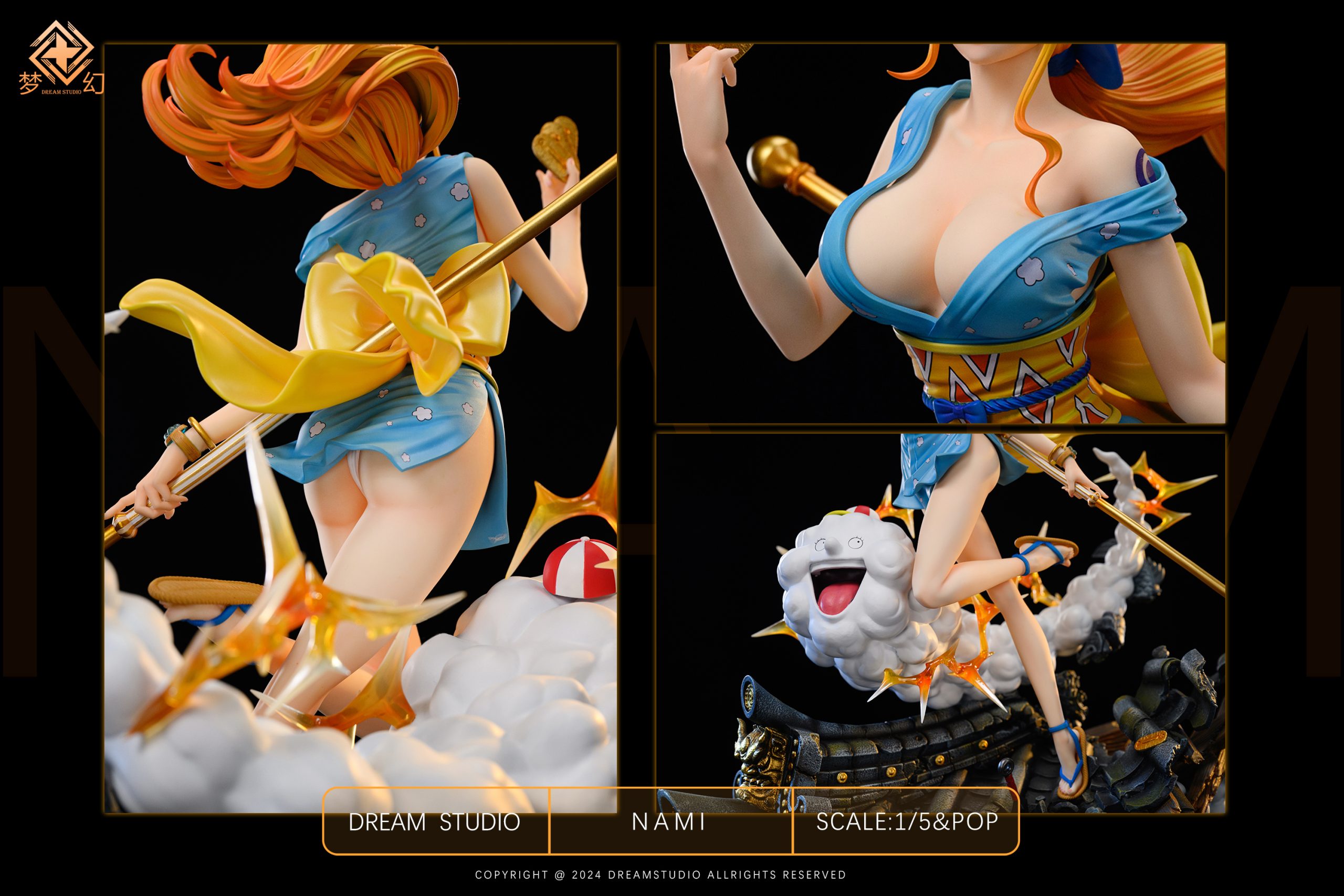 Dream Studio – One Piece Nami Japanese style light statue