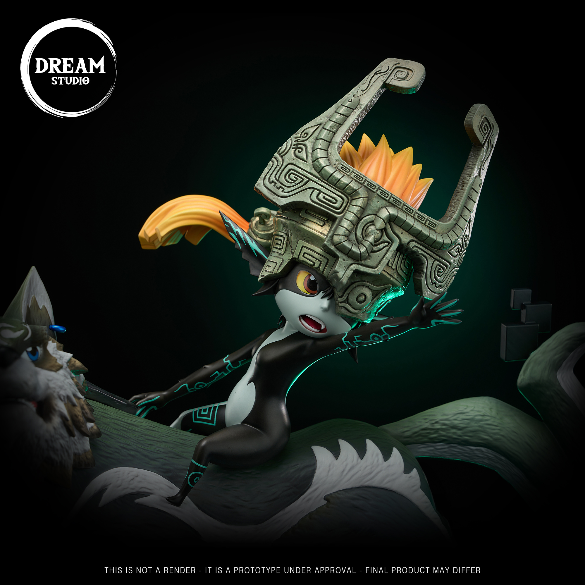 Dream Studio - The Legend of Zelda Wolf Link & Midna