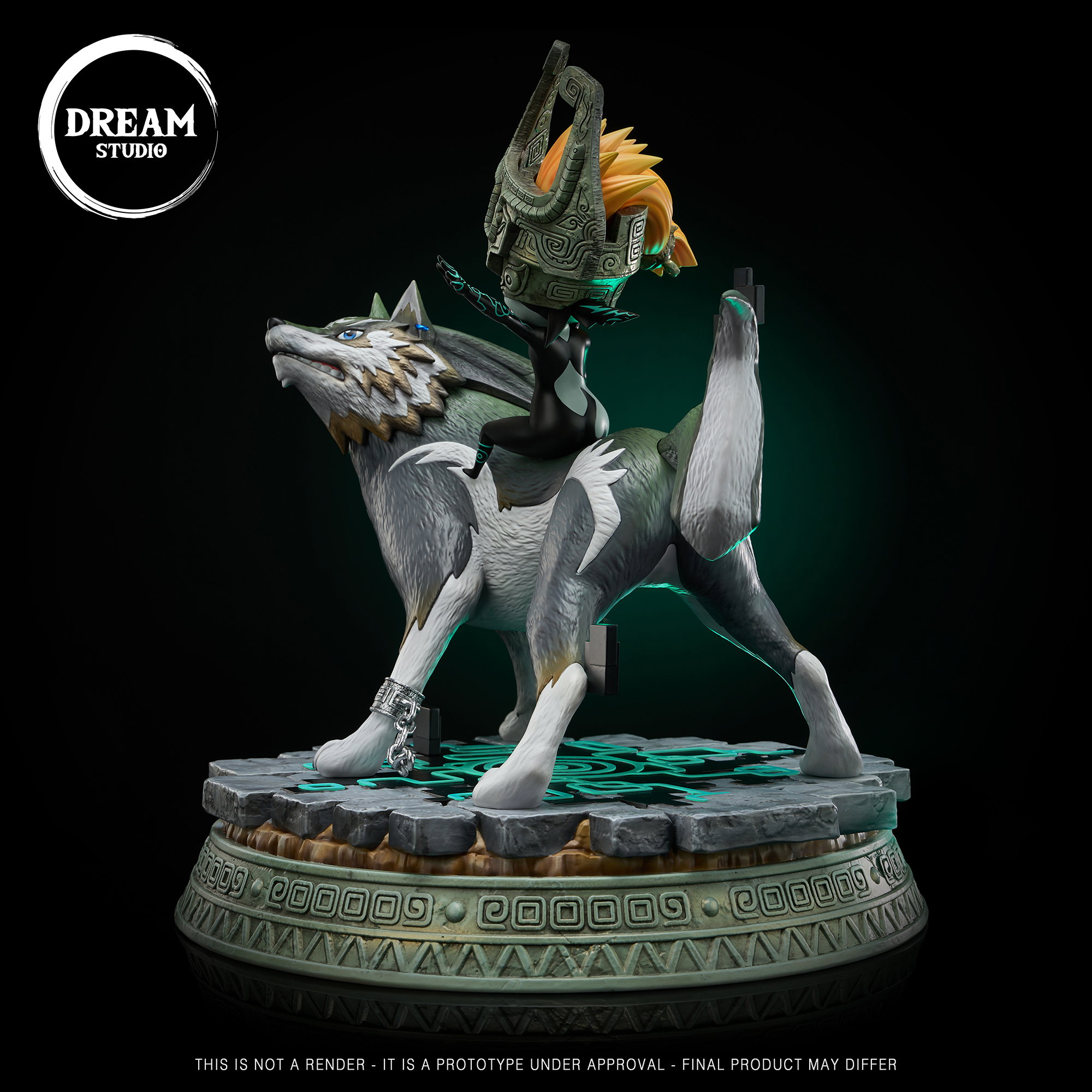 Dream Studio - The Legend of Zelda Wolf Link & Midna