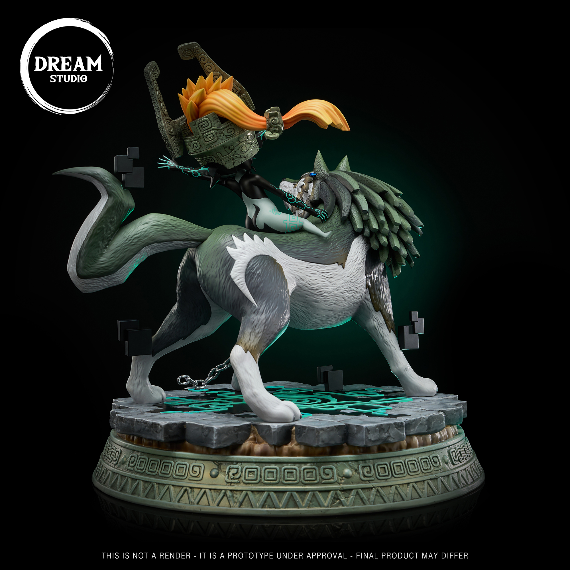 Dream Studio - The Legend of Zelda Wolf Link & Midna