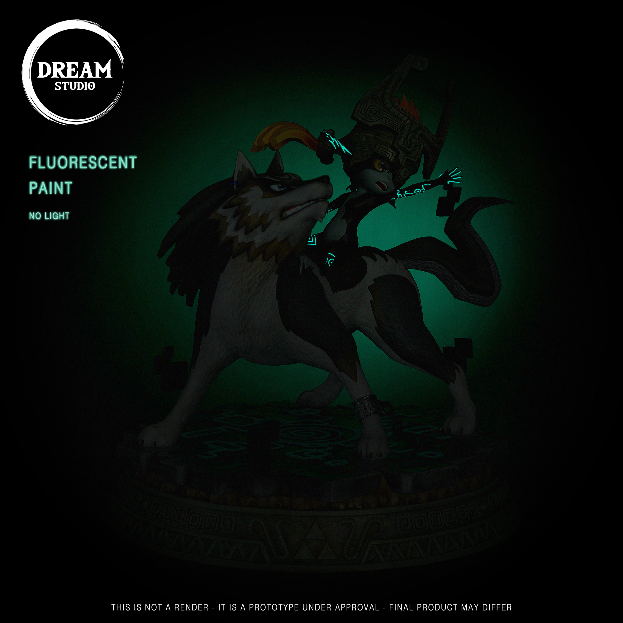 Dream Studio - The Legend of Zelda Wolf Link & Midna