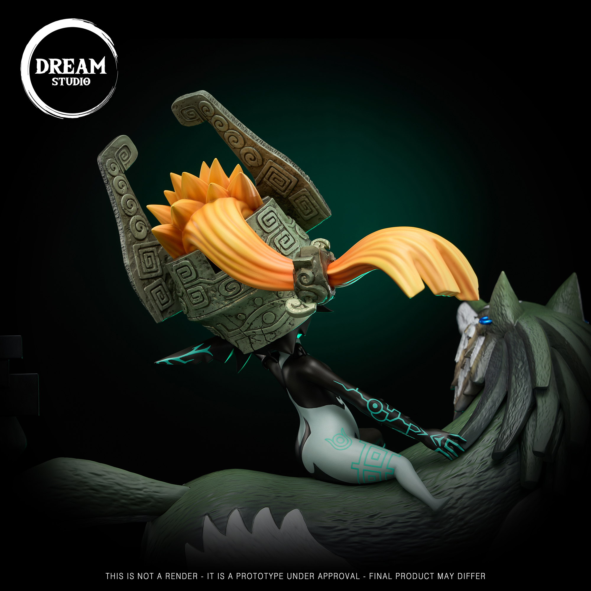 Dream Studio - The Legend of Zelda Wolf Link & Midna