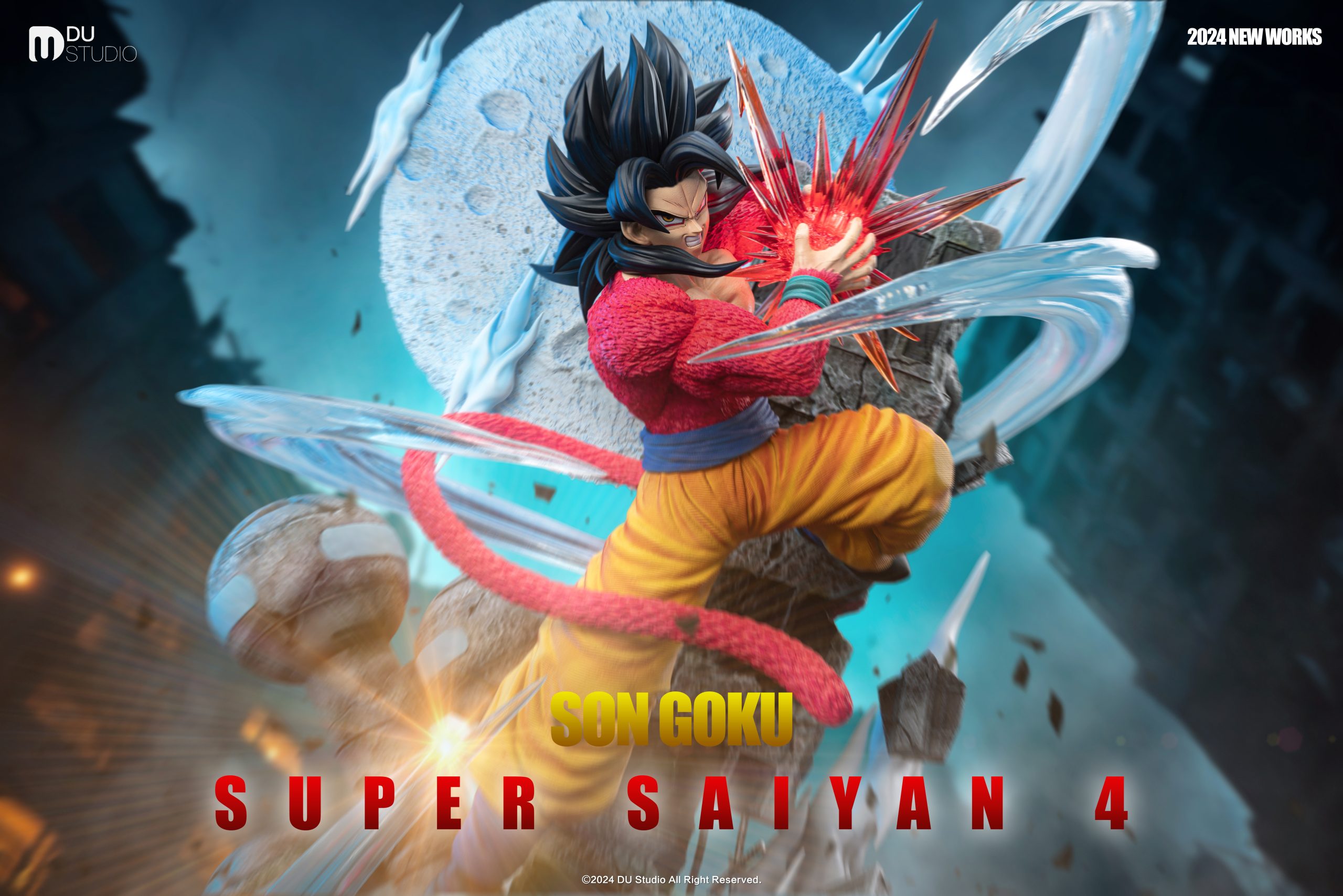 Du Studio - Dragon Ball Super Saiyan 4 Son Goku