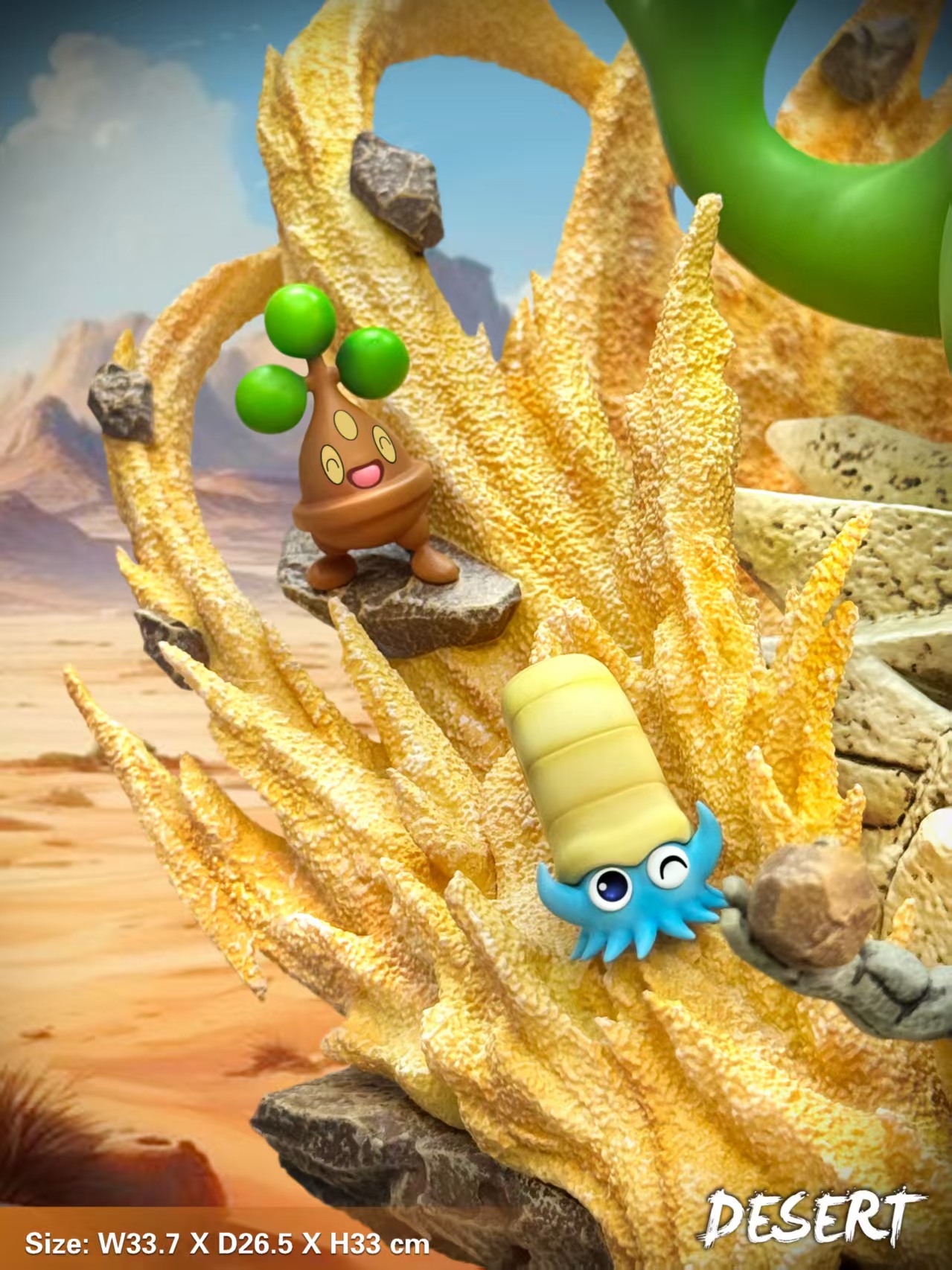 EGG Studio - Pokémon Tyranitar Desert Series Environment Pokémon Statue