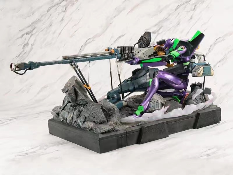 EVA GLOBAL Studio - Neon Genesis Evangelion Rebuild of Evangelion Operation Yashima Evangelion Unit-01 Premium Metallic Color Ver. Statue