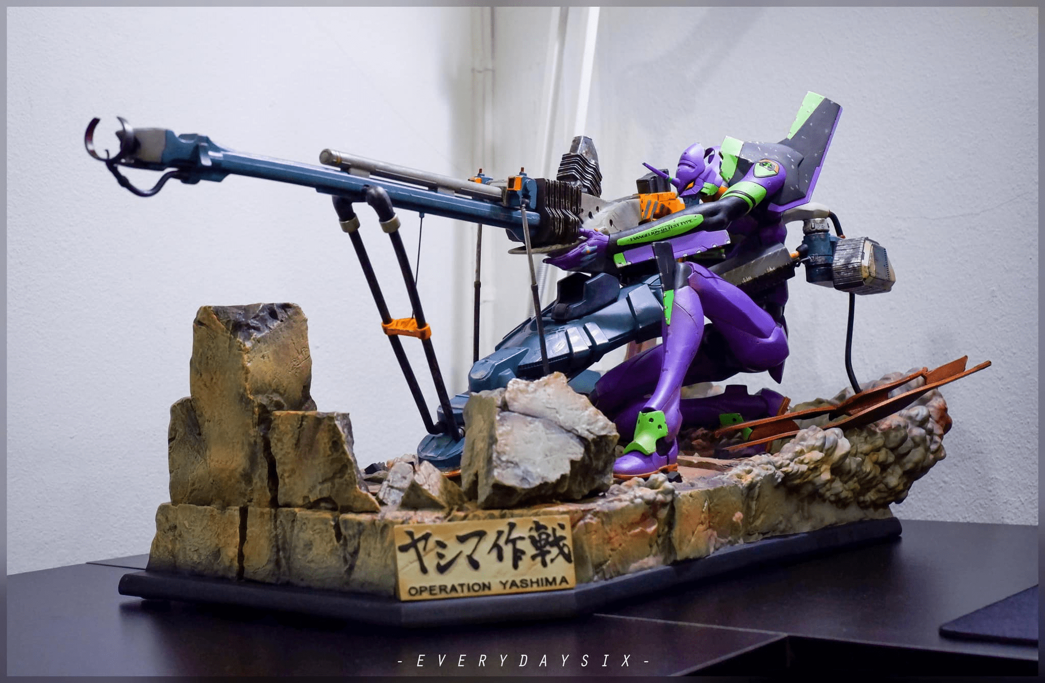 EVA GLOBAL Studio - Neon Genesis Evangelion Rebuild of Evangelion Operation Yashima Evangelion Unit-01 Premium Metallic Color Ver. Statue