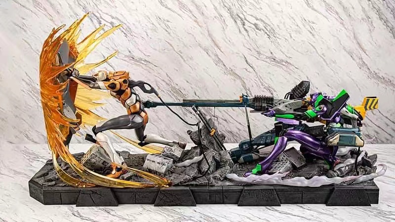 EVA GLOBAL Studio - Neon Genesis Evangelion Rebuild of Evangelion Operation Yashima Evangelion Unit-01 Premium Metallic Color Ver. Statue