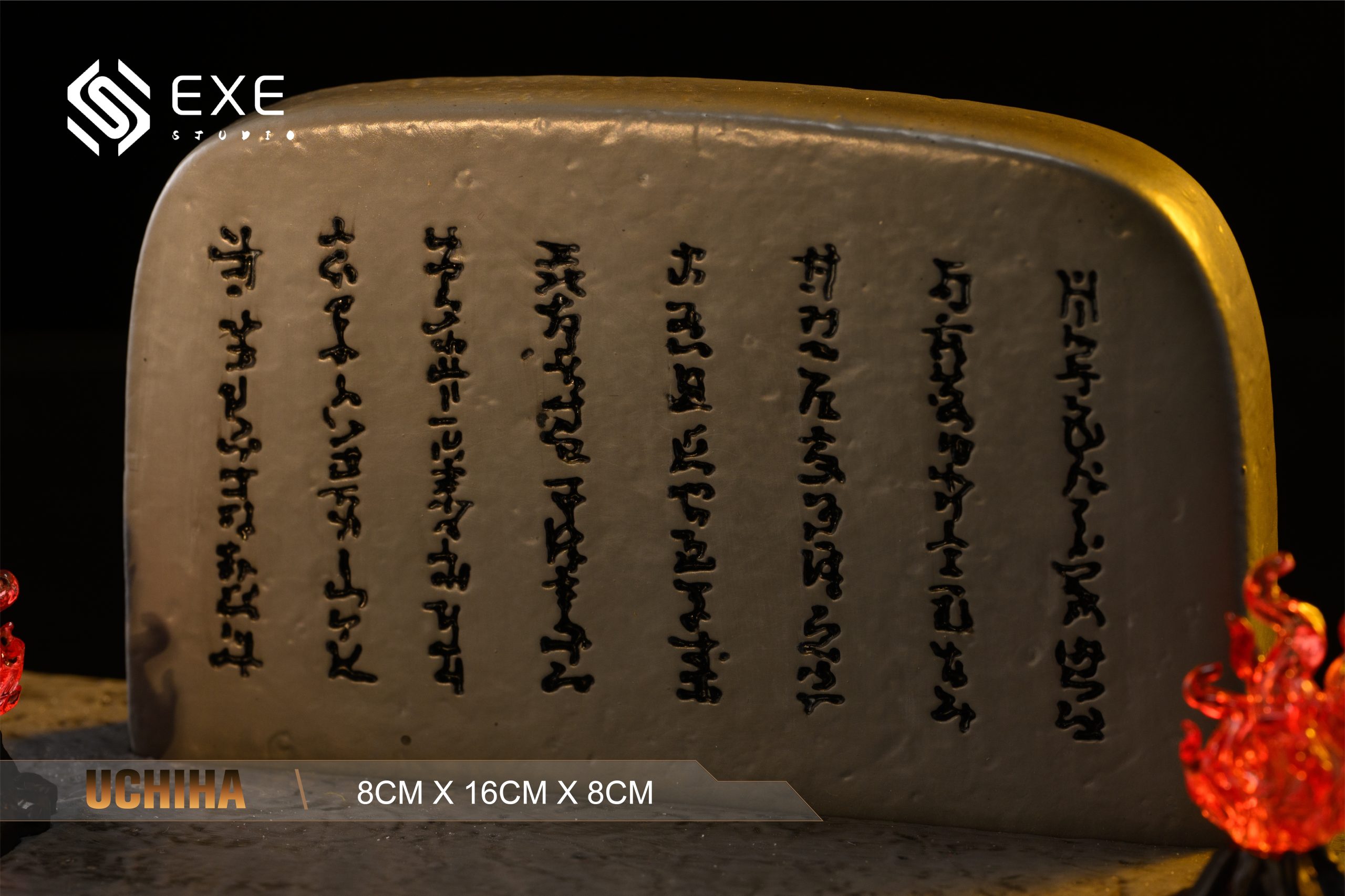 EXE Studio - Naruto Uchiha clan stone tablet (with light)
