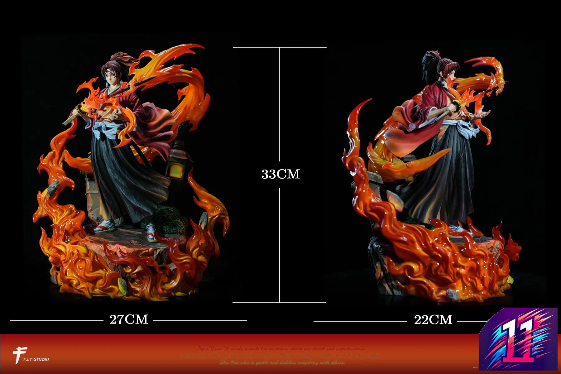 F.I.T Studio - Yoriichi Tsugikuni Red haired Demon Slayer