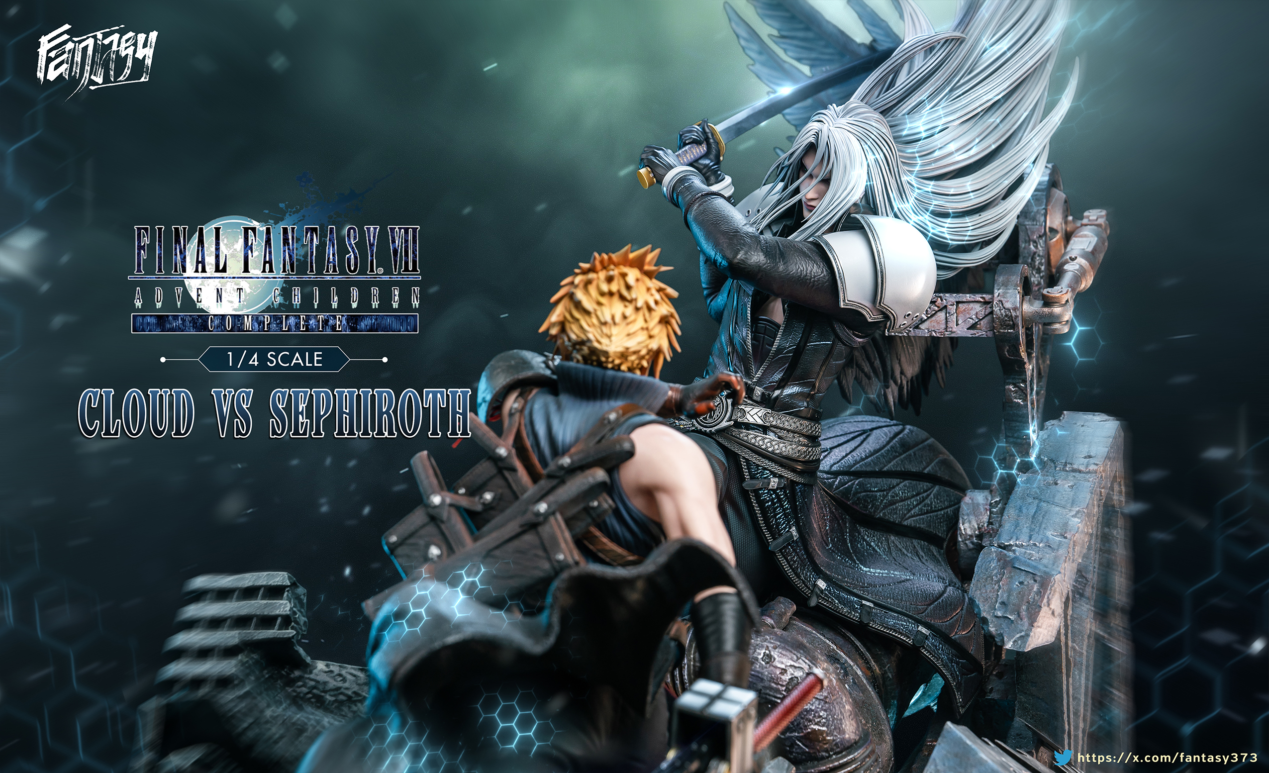 FANTASY Studio & Dragon Studio - Final Fantasy Sephiroth VS Cloud Strife