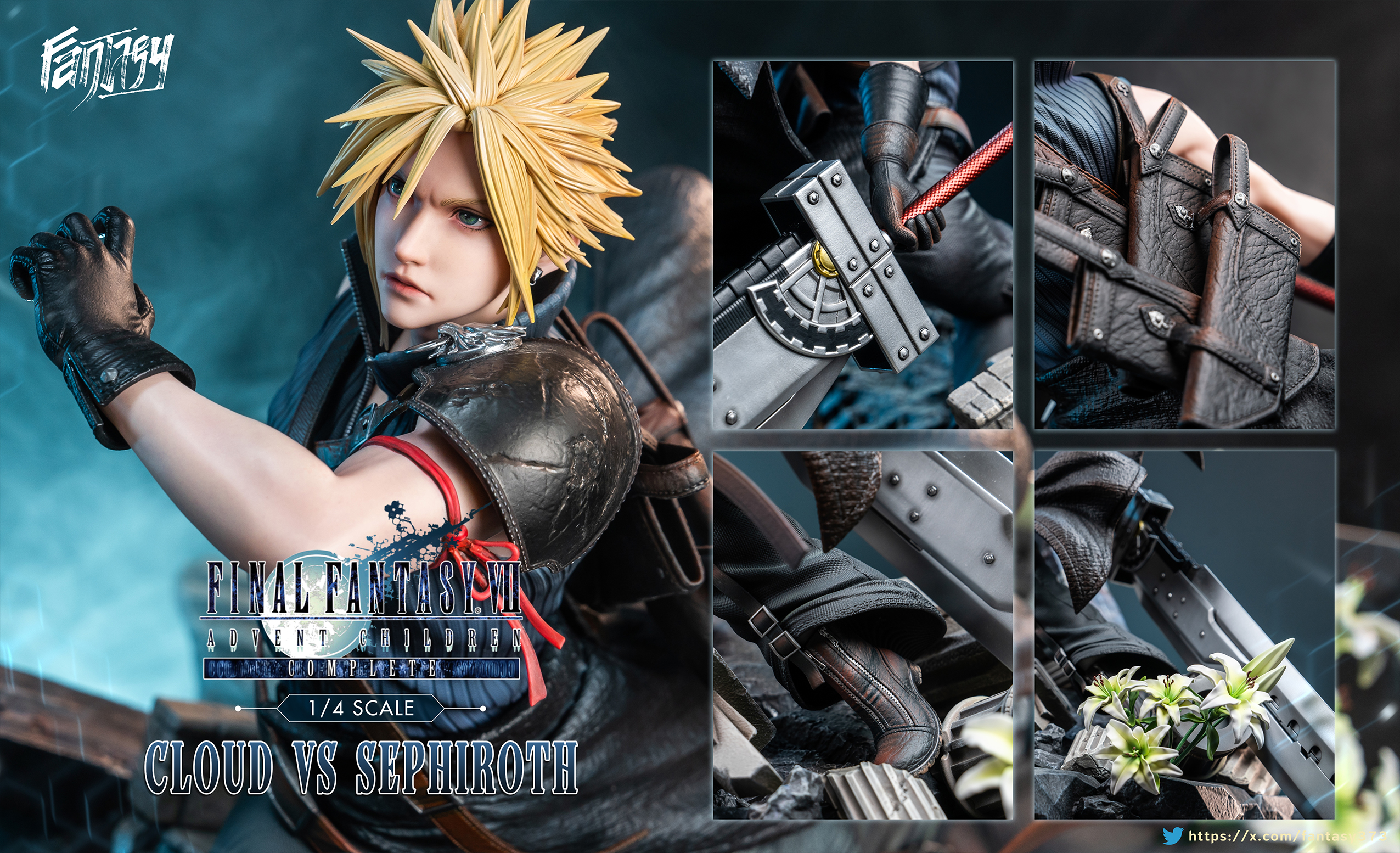FANTASY Studio & Dragon Studio - Final Fantasy Sephiroth VS Cloud Strife