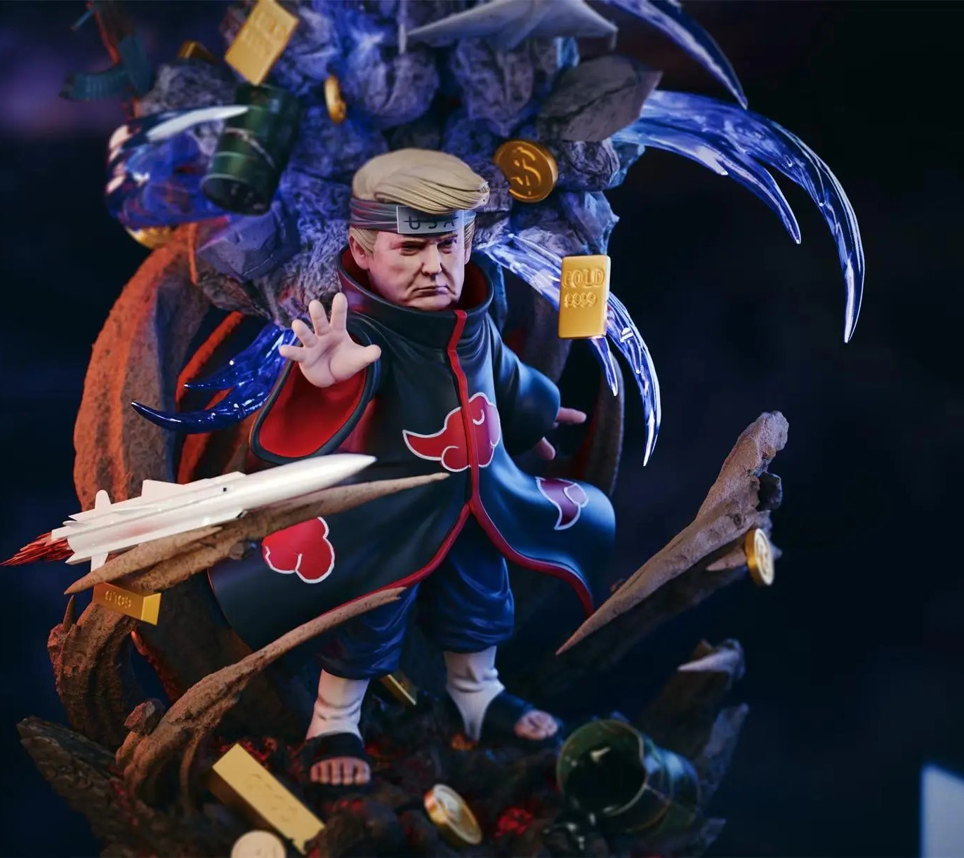 FAT BOY Studio - Trump Cosplay Naruto Akatsuki Superstar