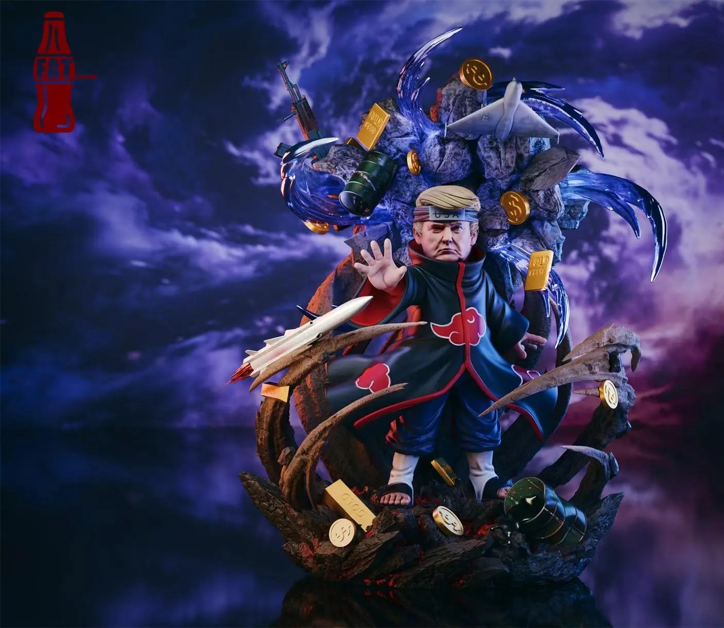 FAT BOY Studio - Trump Cosplay Naruto Akatsuki Superstar