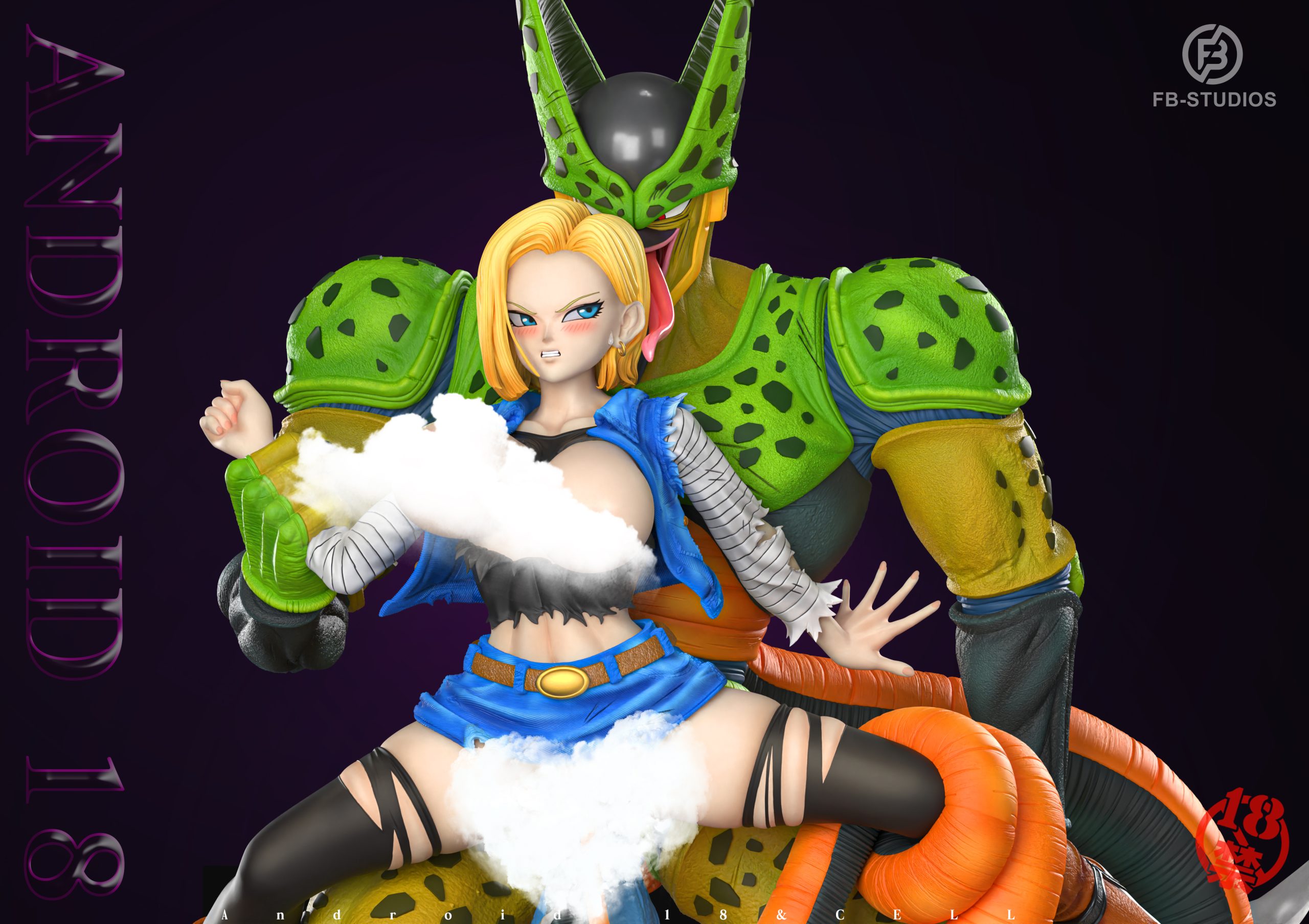 FB Studio - Dragon Ball Android 18 & Cell