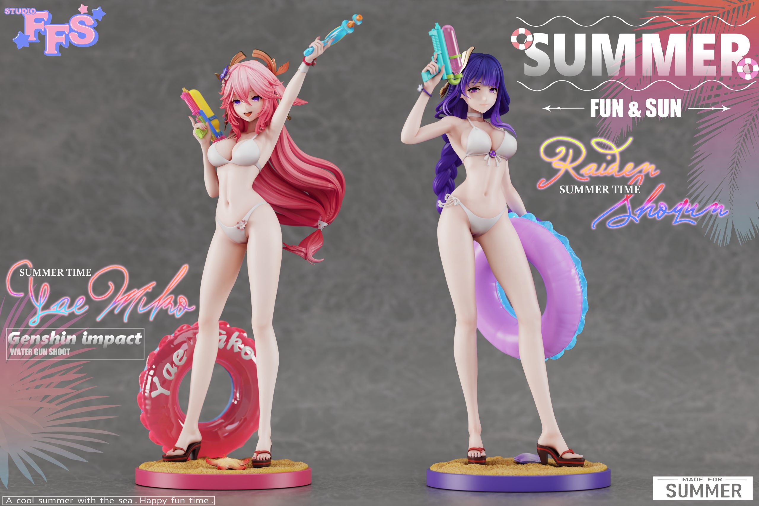FFS Studio - Genshin Impact Swimwear Series Raiden Shogun & Yae Miko