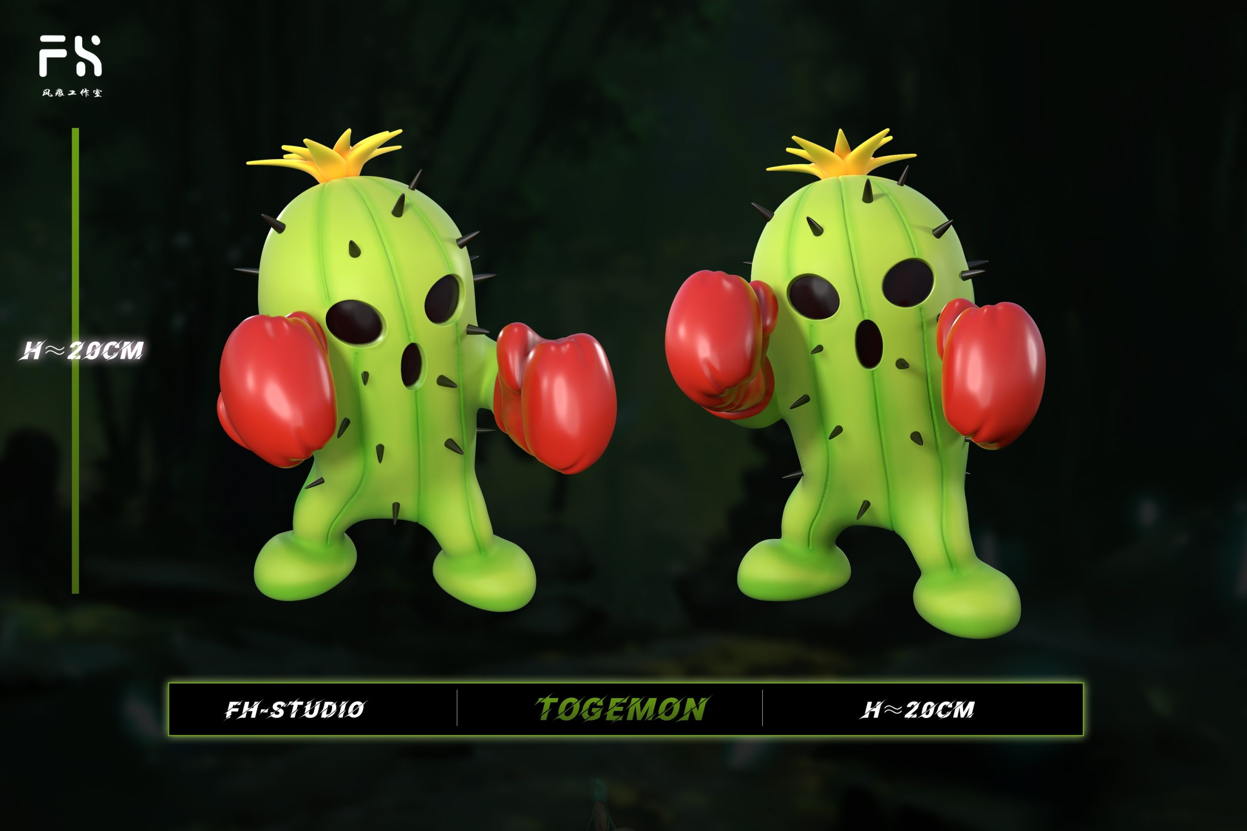 FH Studio - Digimon Lilimon & Togemon & Tanemon