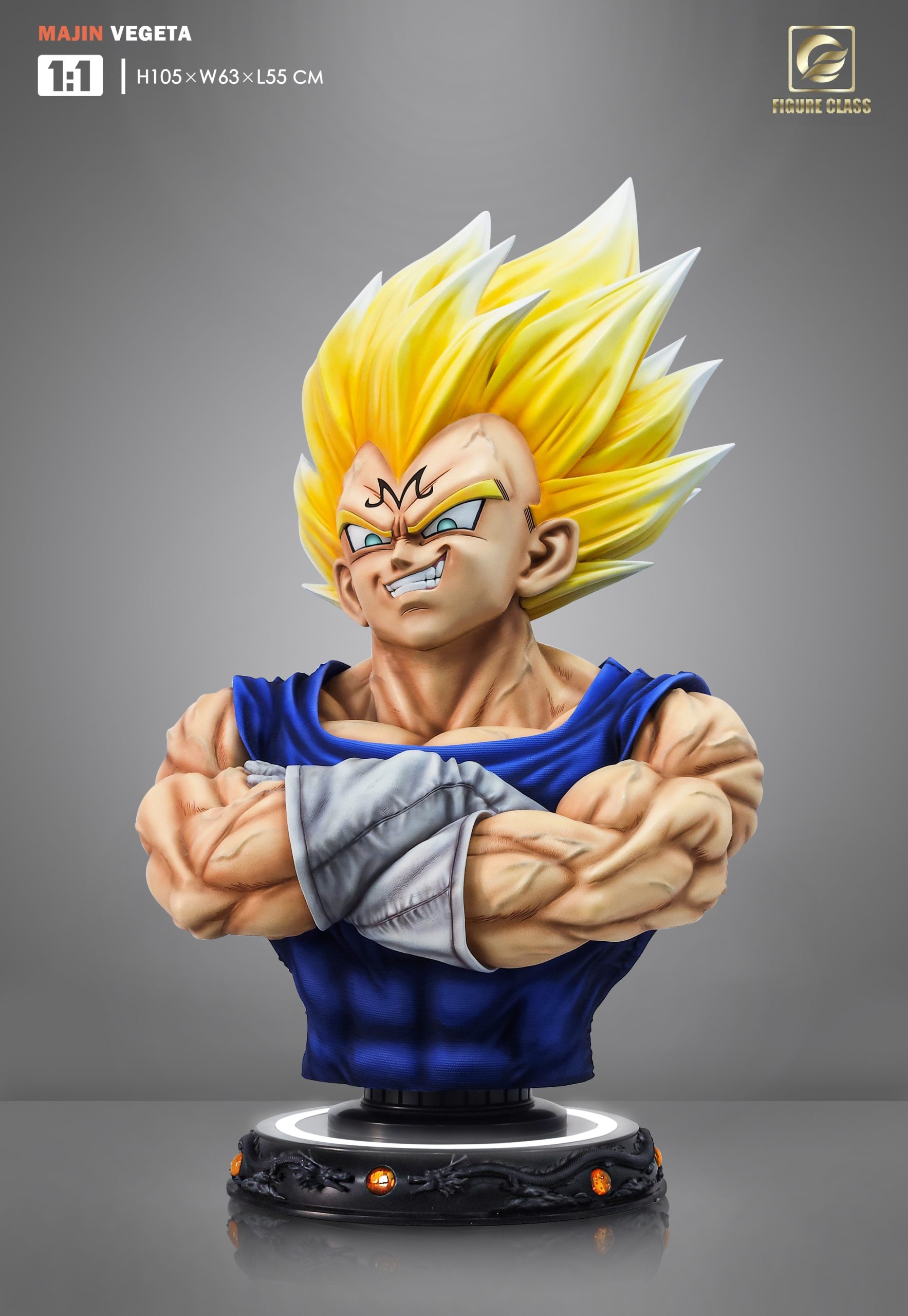 FIGURE CLASS Studio & Tian Qi Studio - Dragon Ball 1/1 Demon Vegeta Bust