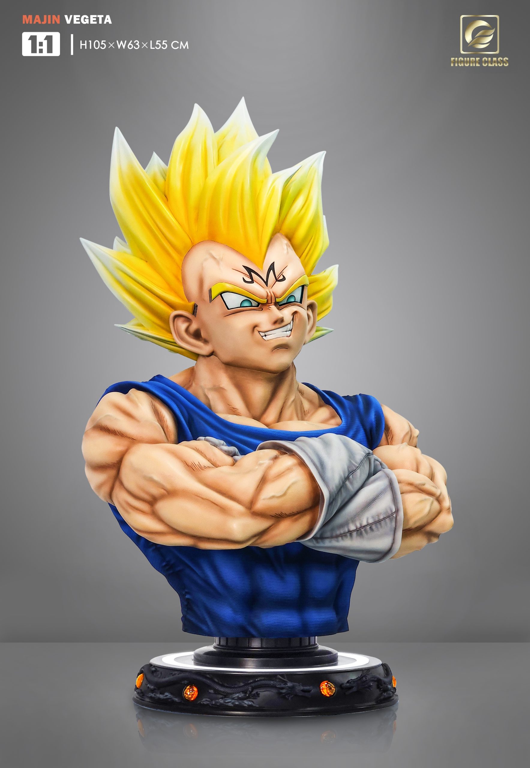 FIGURE CLASS Studio & Tian Qi Studio - Dragon Ball 1/1 Demon Vegeta Bust