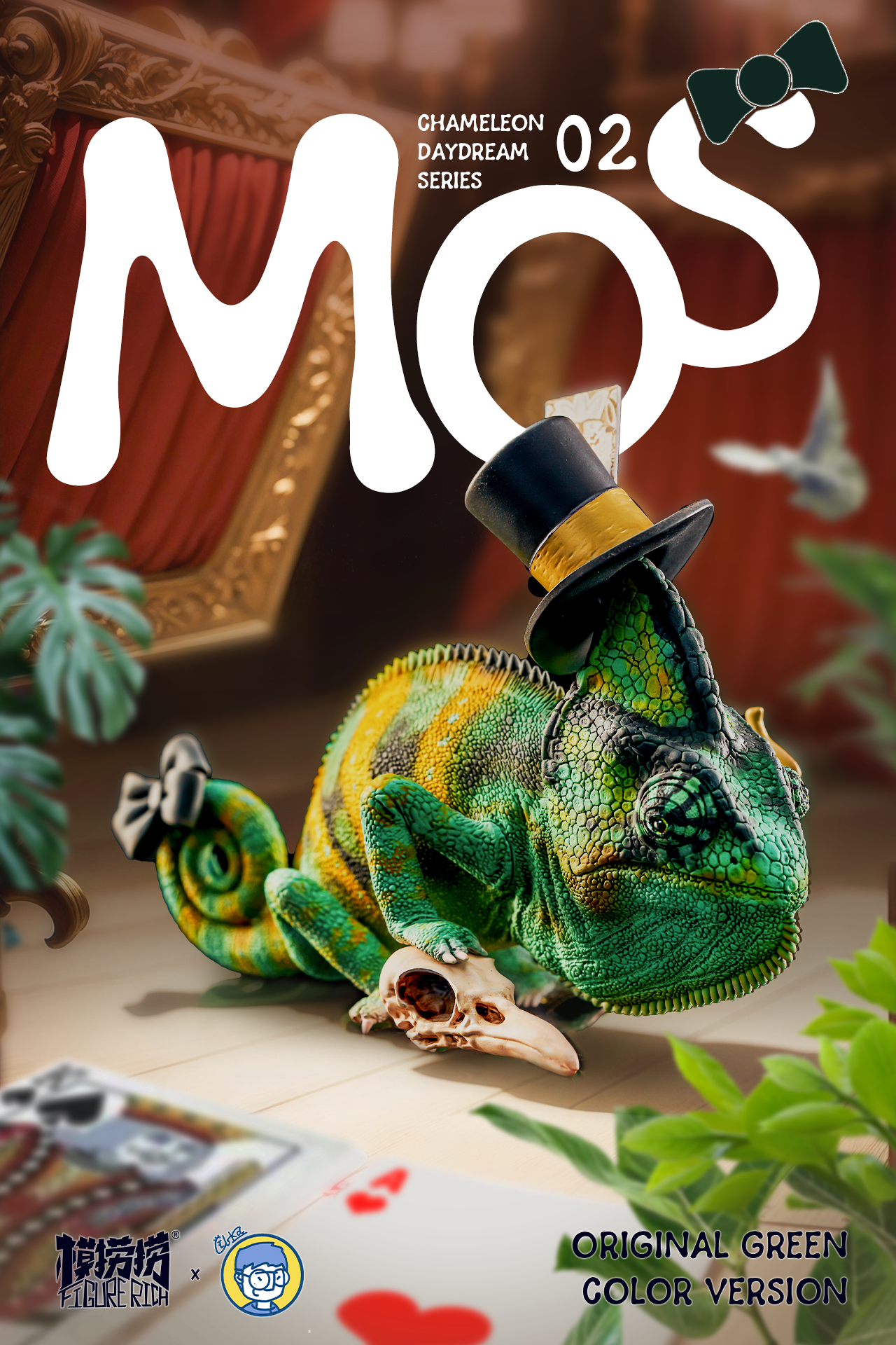 FIGURE RICH Studio - Original Day Dreams Series #2 Mos Veiled Chameleon