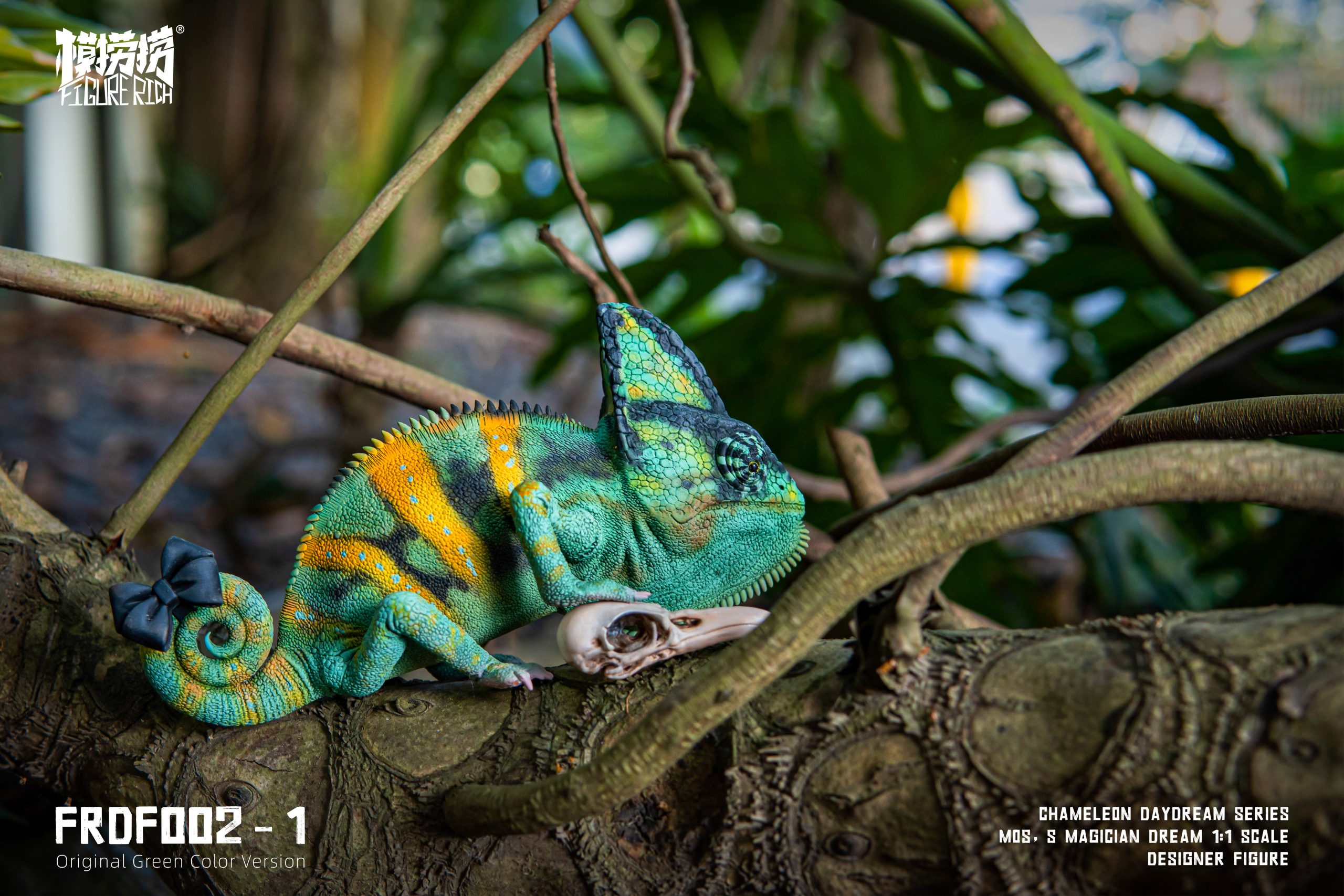 FIGURE RICH Studio - Original Day Dreams Series #2 Mos Veiled Chameleon