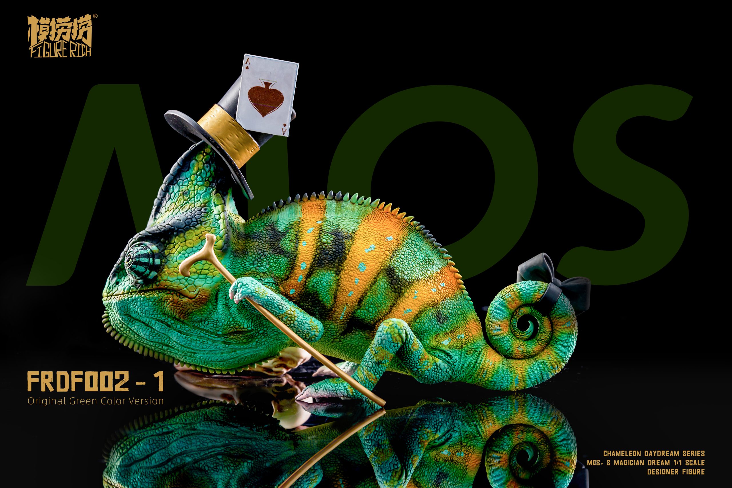 FIGURE RICH Studio - Original Day Dreams Series #2 Mos Veiled Chameleon