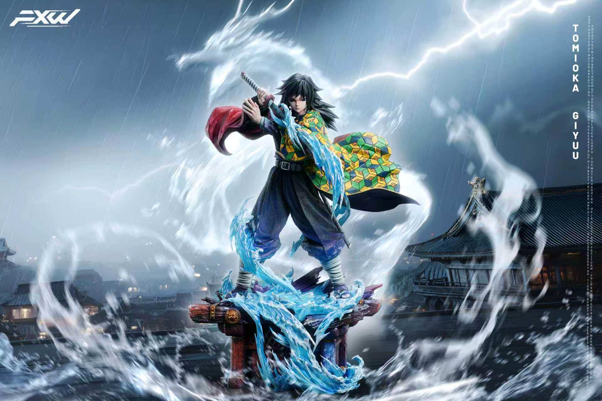 FXW Studio - Nine Hashira Series Water Hashira Giyu Tomioka Demon Slayer