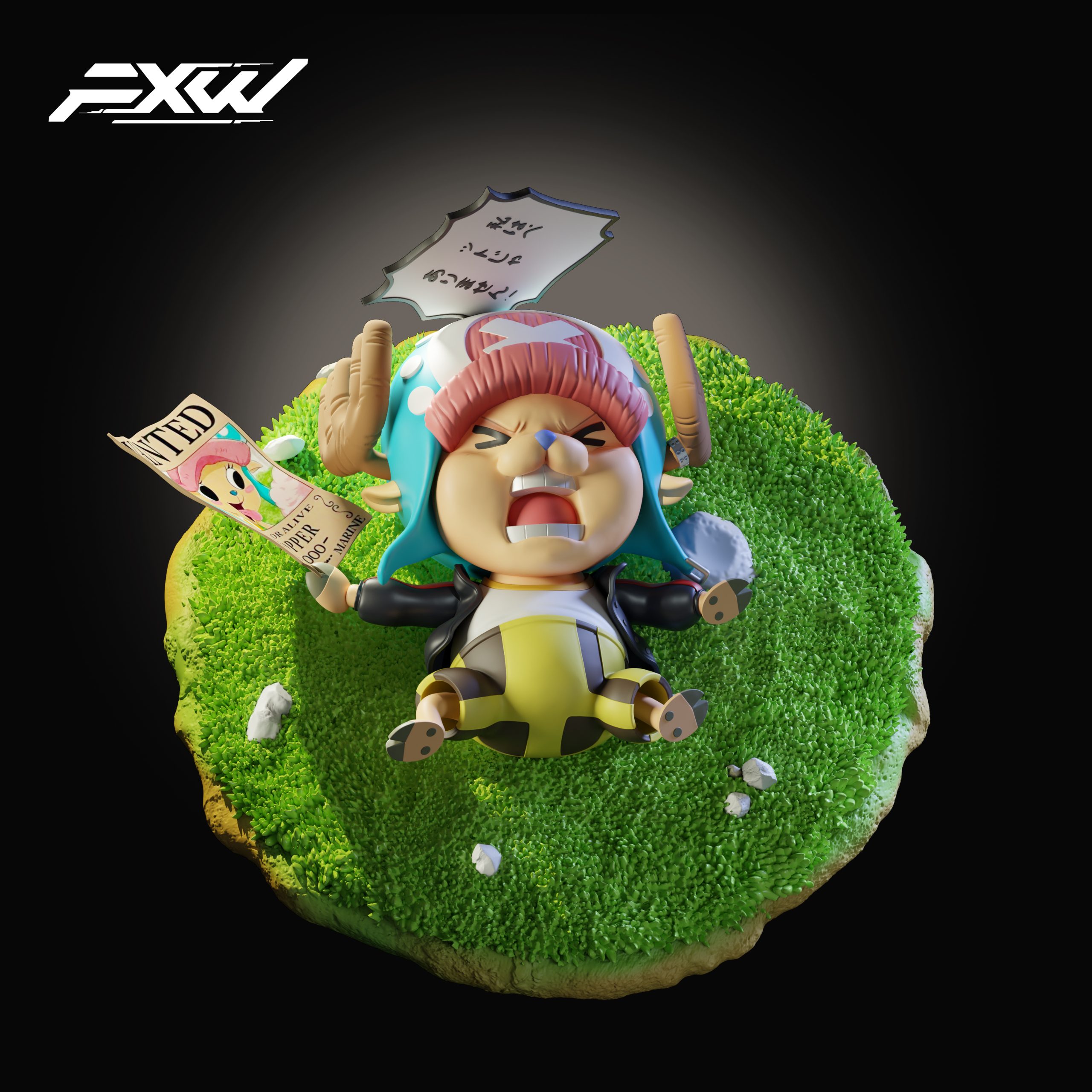 FXW Studio - One Piece Straw Hat Pirates I am not pet Tony Tony Chopper