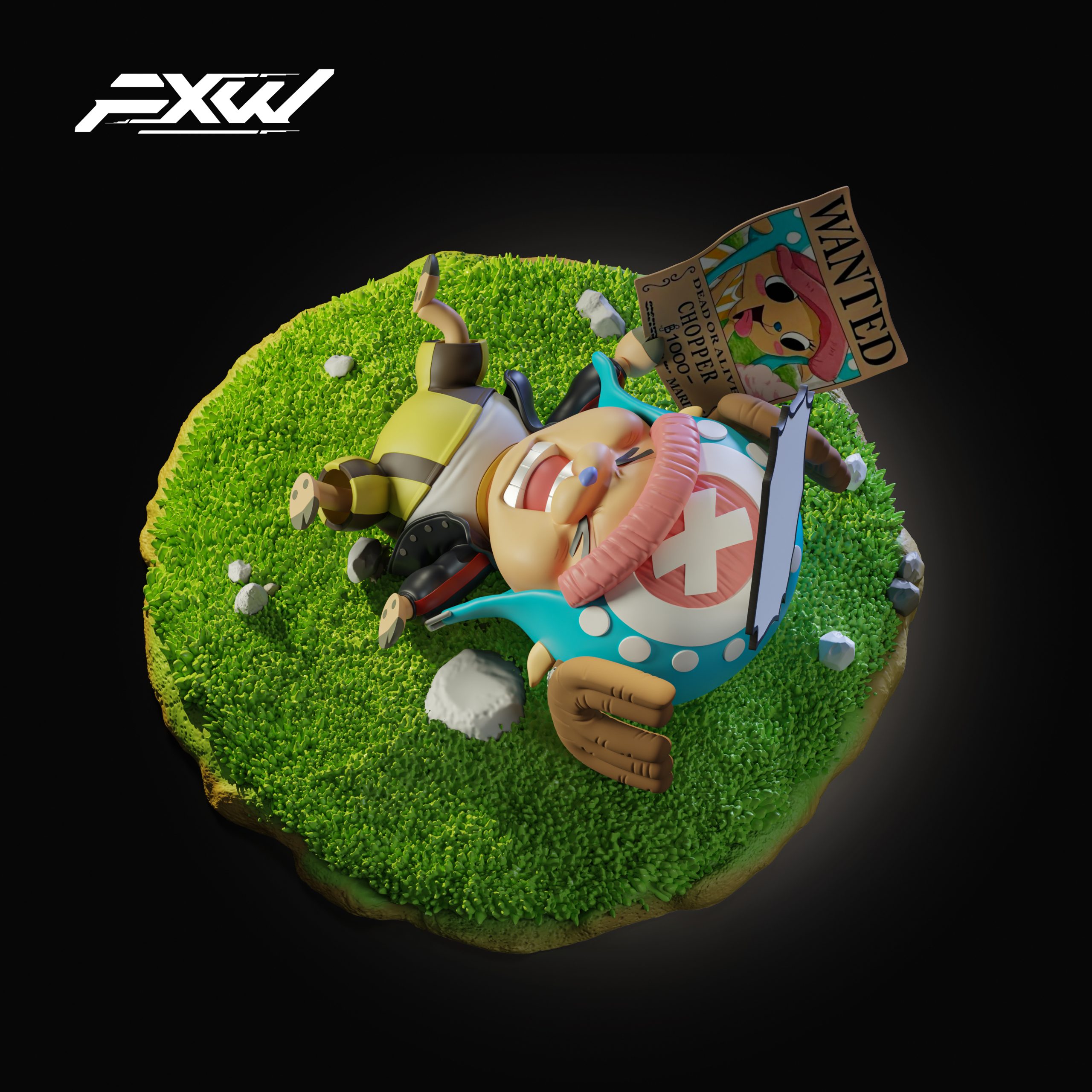 FXW Studio - One Piece Straw Hat Pirates I am not pet Tony Tony Chopper