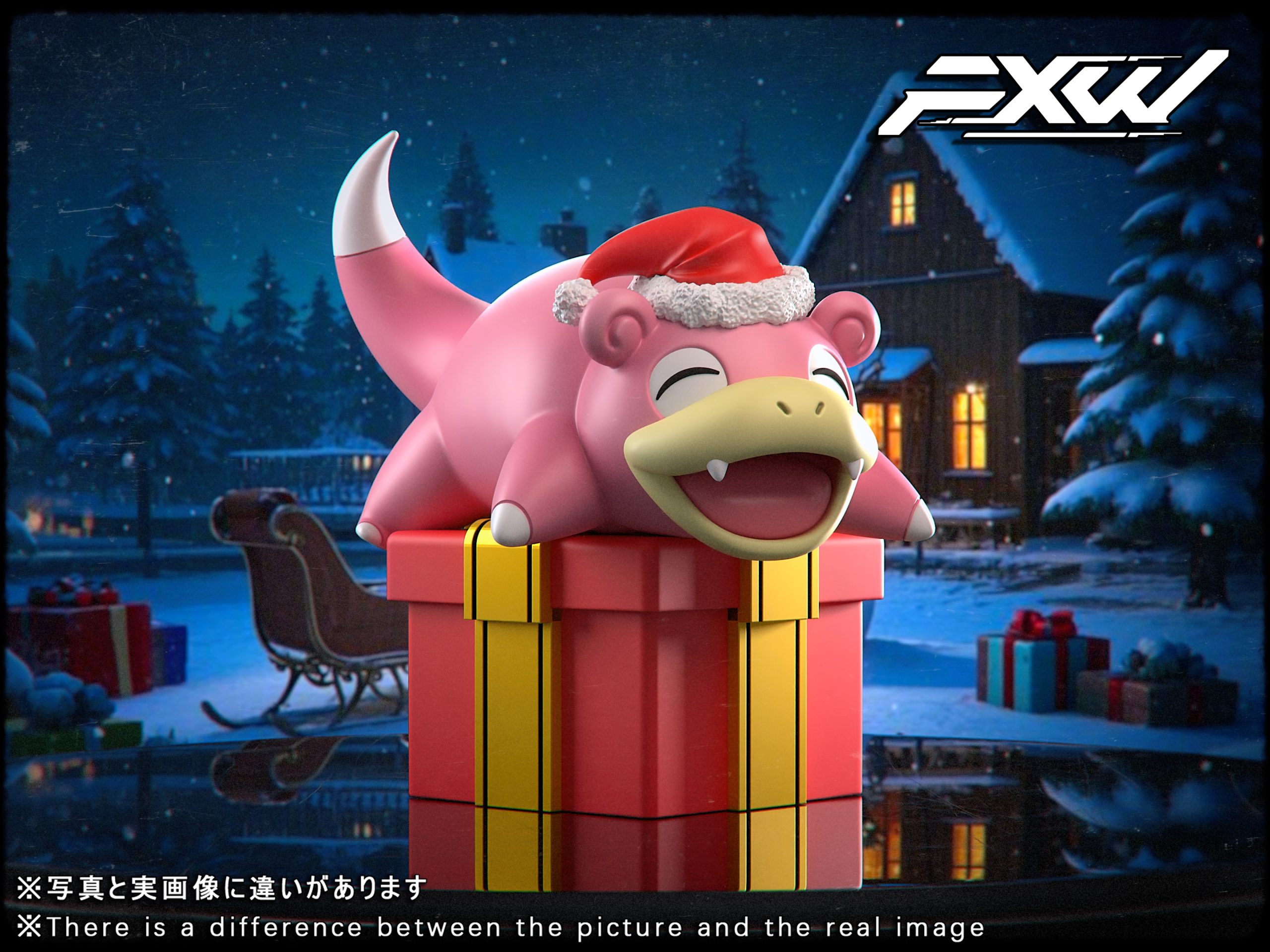 FXW Studio - Pokémon Christmas Gengar & Slowpoke