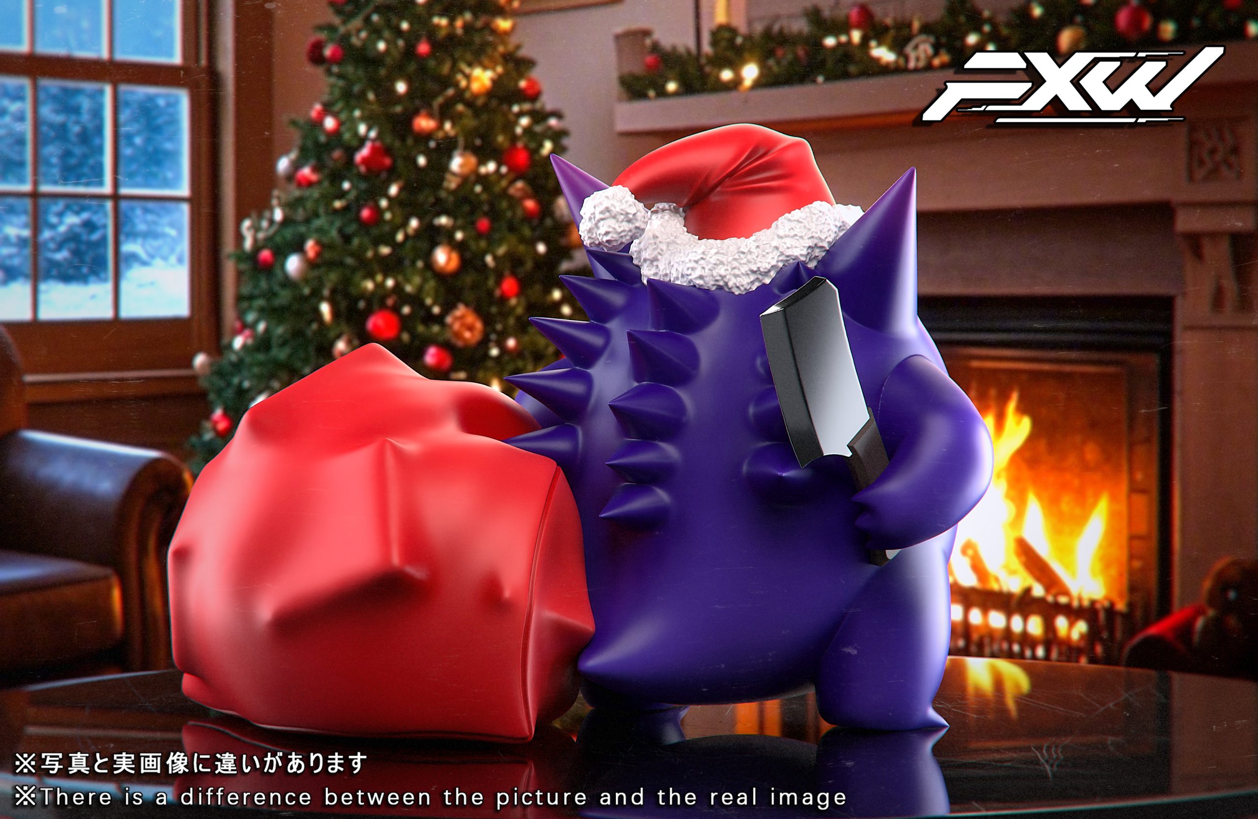 FXW Studio - Pokémon Christmas Gengar & Slowpoke