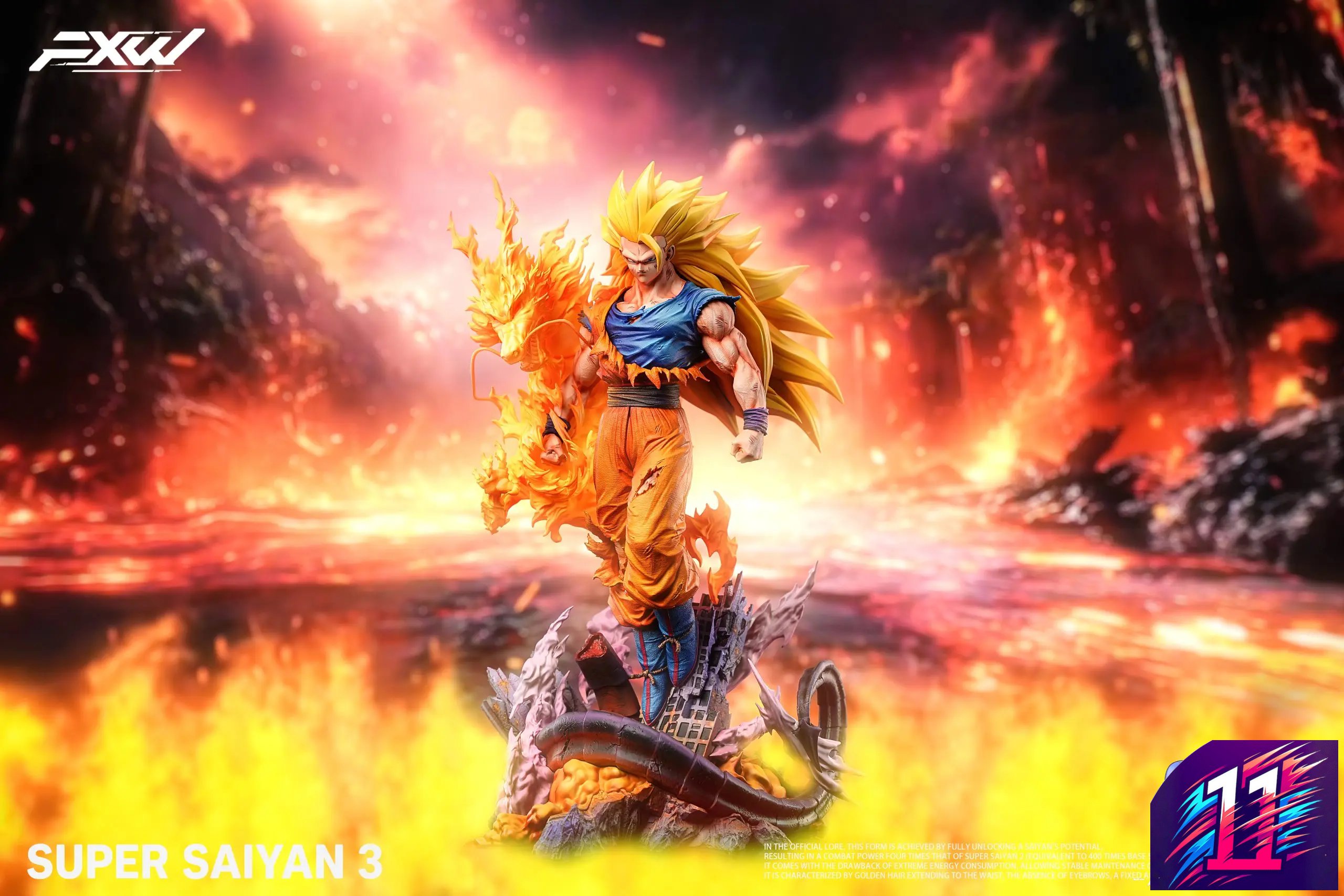 FXW Studio - Super Saiyan 3 Goku Dragon Ball