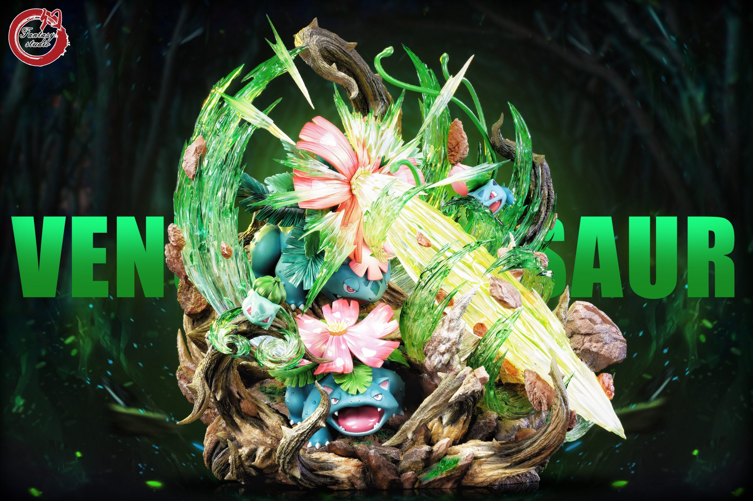 Fantasy Studio Pokemon Venusaur Evolution Set