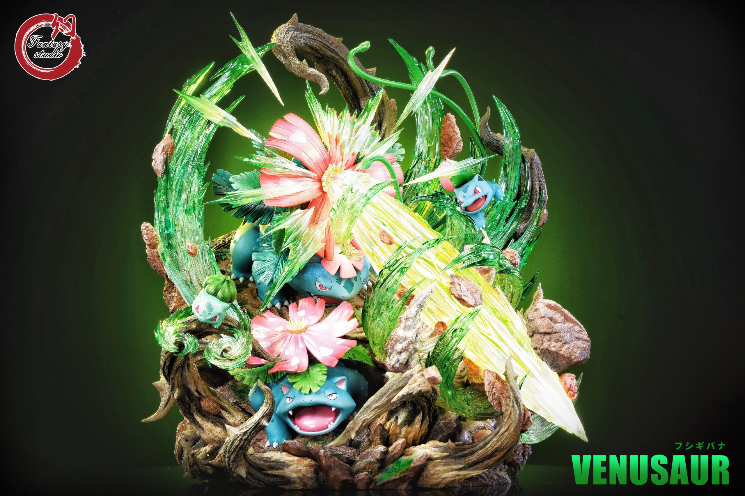 Fantasy Studio Pokemon Venusaur Evolution Set