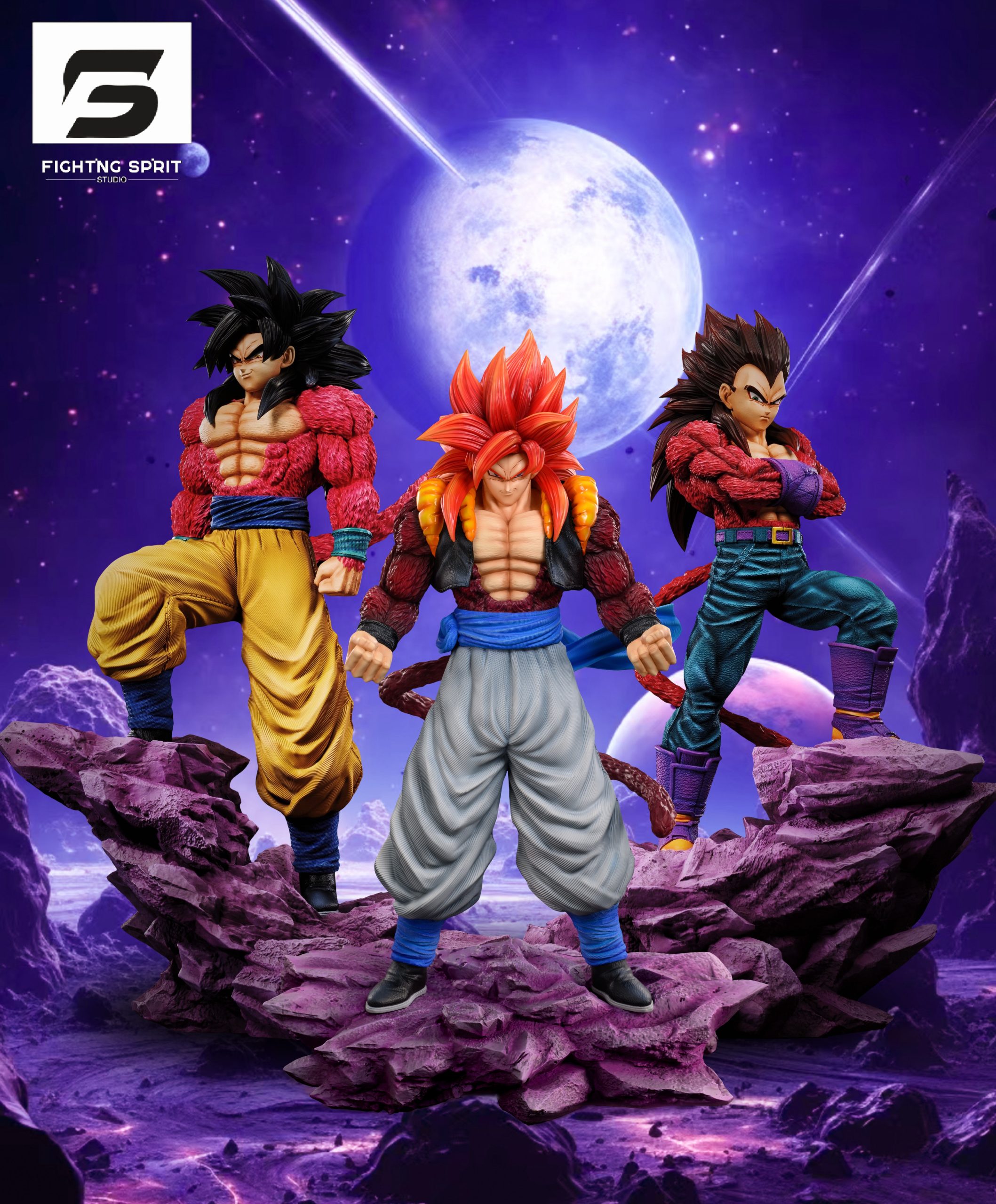 Fighting Sprit Studio – Dragon Ball Super Saiyan 4 Gogeta