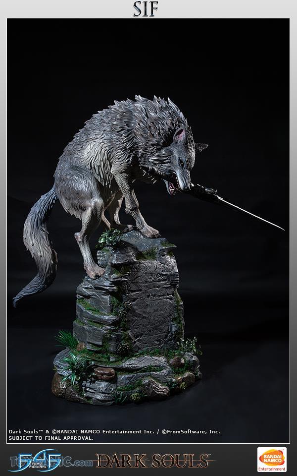 ゲームキャラクター Dark Souls Grey Wolf Schiff Figure Dark Souls: The Great Grey Wolf SIF SD by First 4 Figures