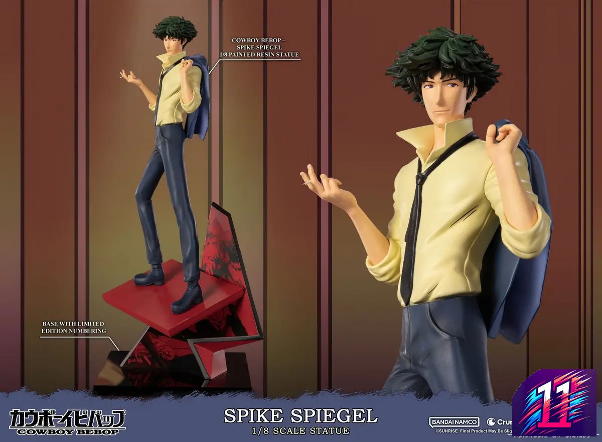 First 4 Figures - Cowboy Bebop - Spike Spiegel 1/8 Statue CBSPS8ST (Licensed)