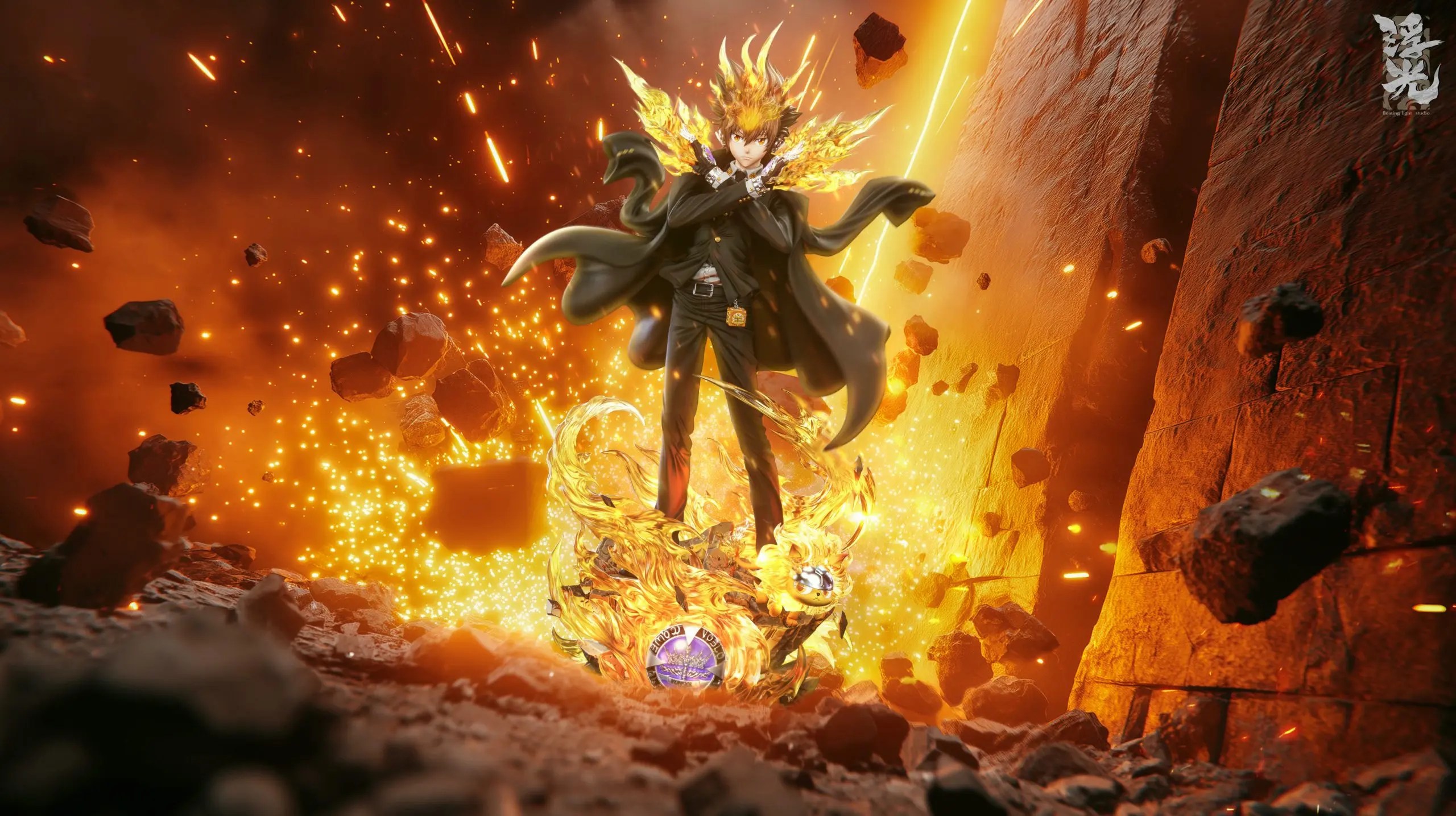 Floating Light Studio - Katekyo Hitman Reborn Tsunayoshi Sawada 1/6 Scale Figure