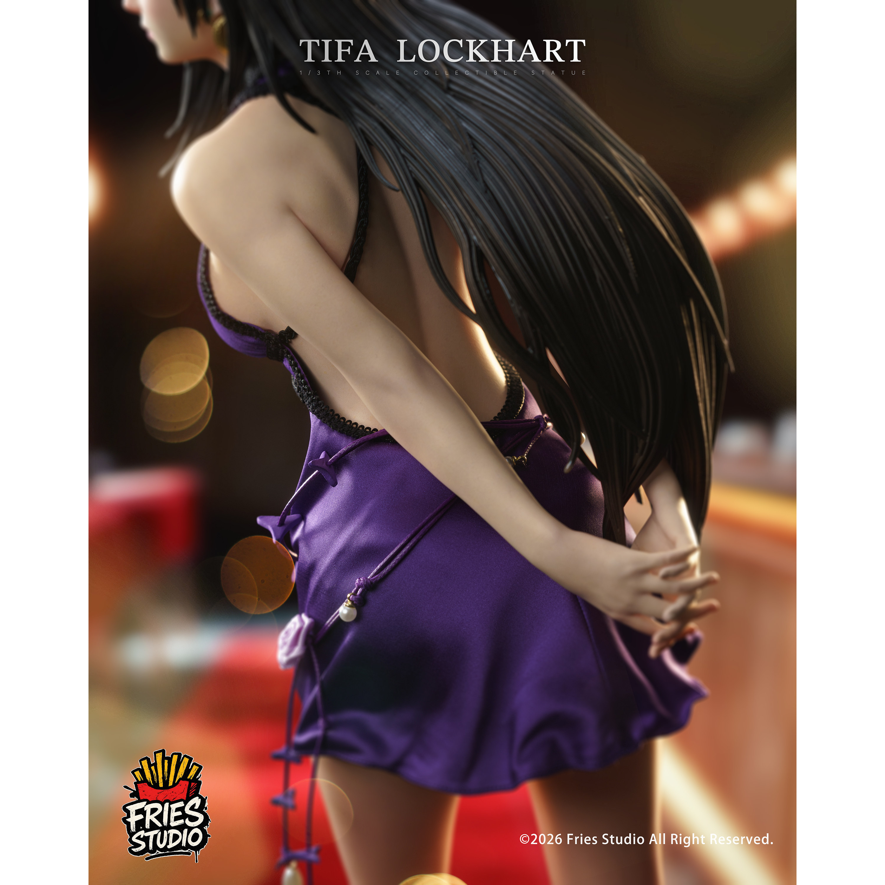 Fries Studio - Tifa Lockhart Purple Dress Ver. Final Fantasy