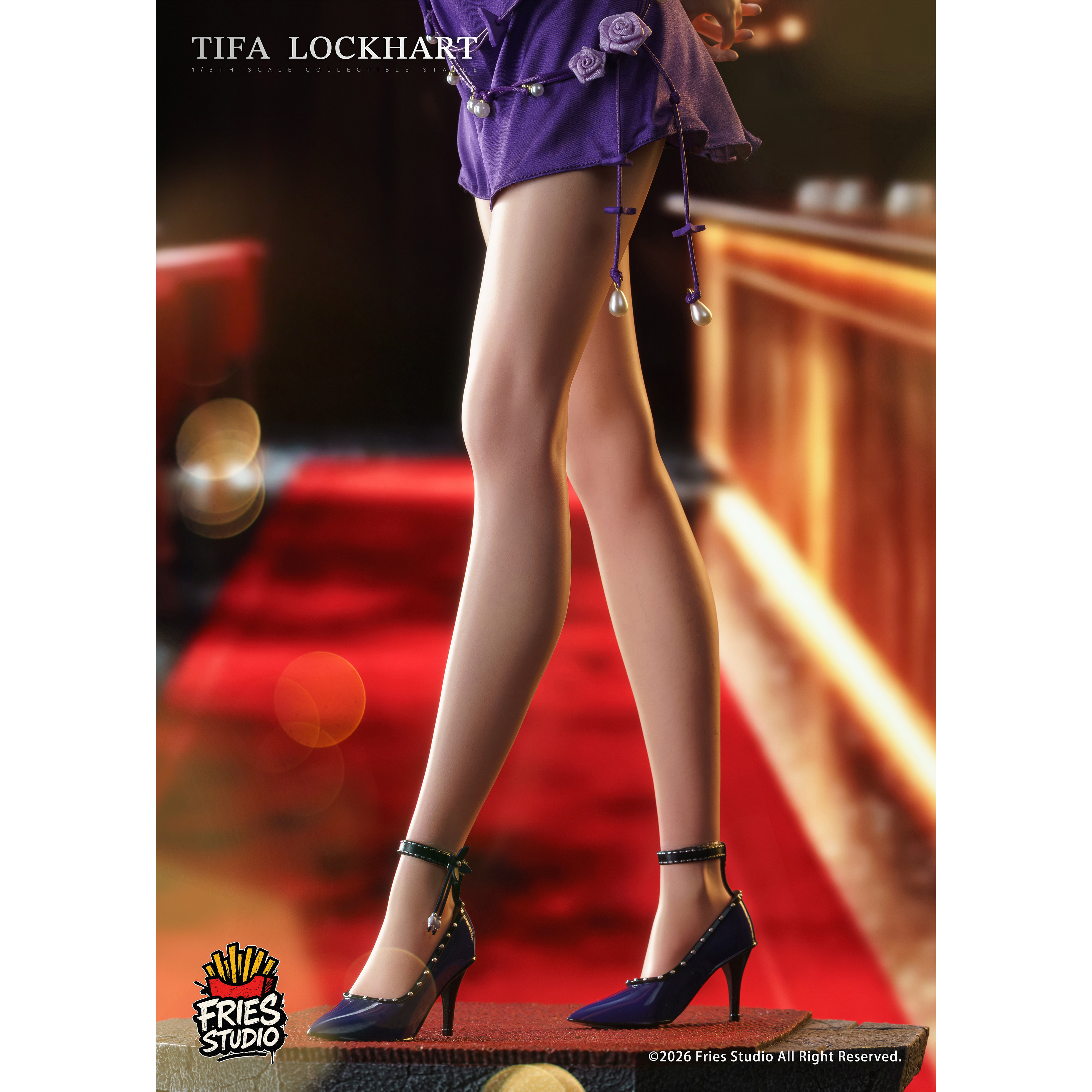 Fries Studio - Tifa Lockhart Purple Dress Ver. Final Fantasy