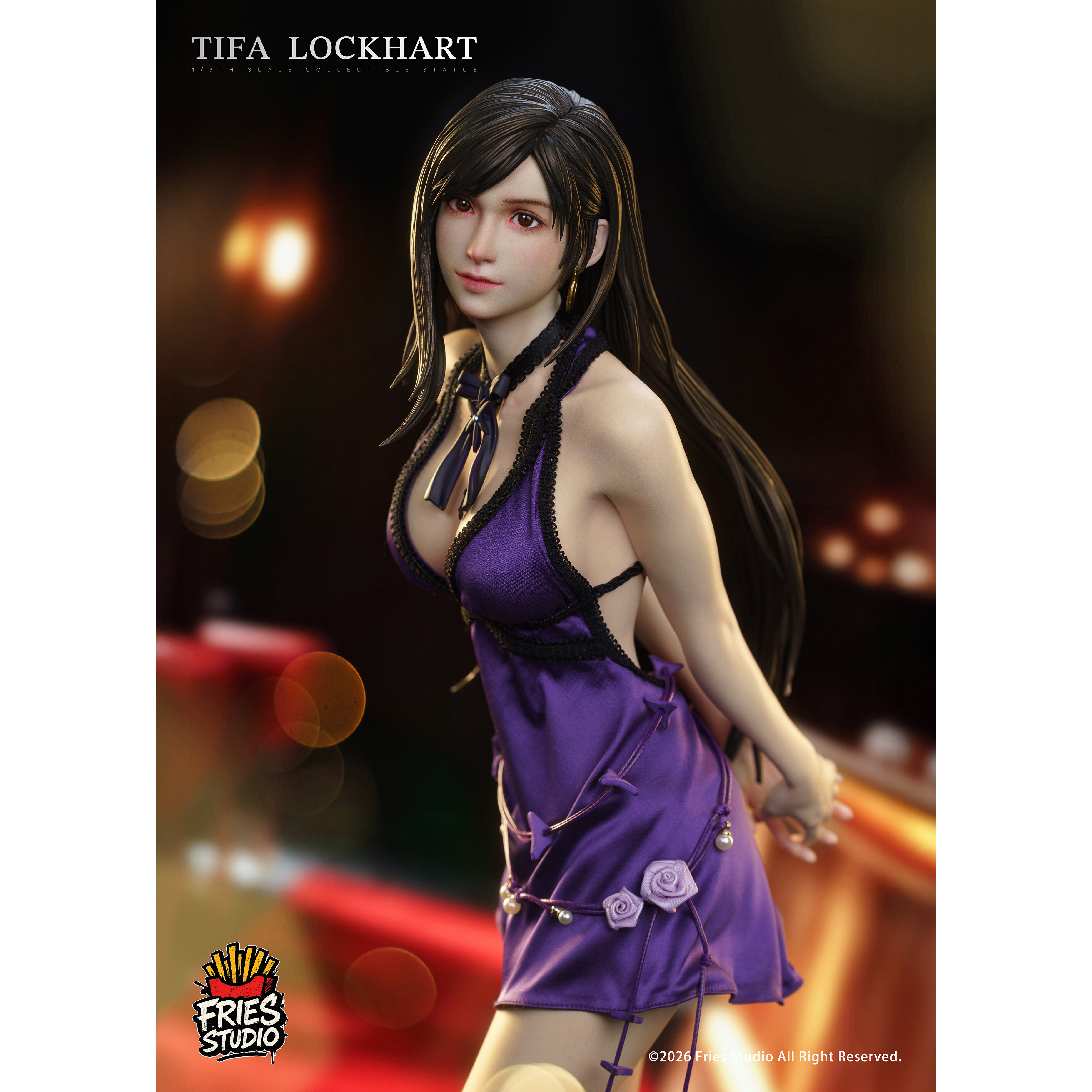 Fries Studio - Tifa Lockhart Purple Dress Ver. Final Fantasy