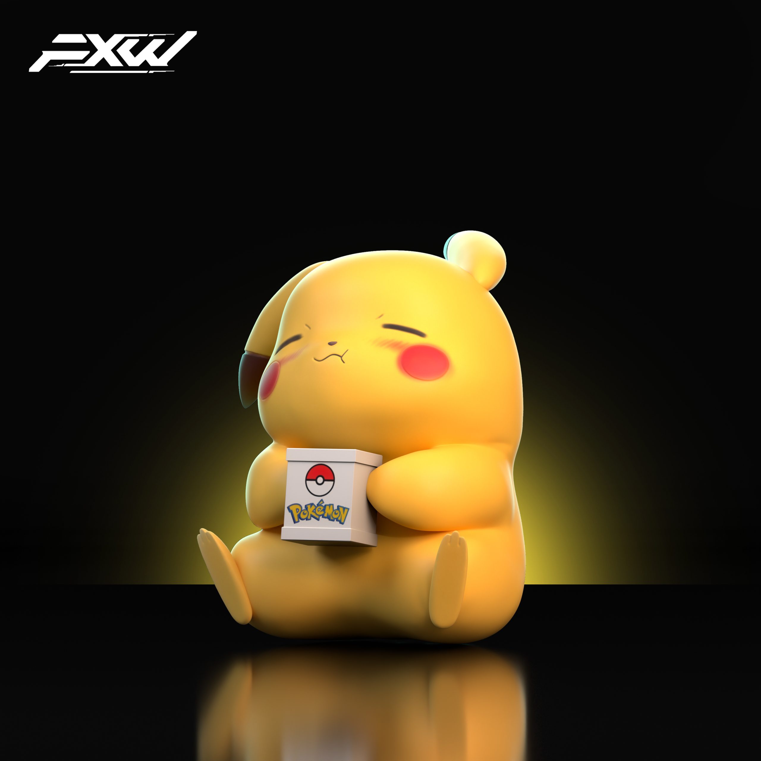 Fxw Studio – Pokémon fat Pikachu - elevenGK Anime Collectibles