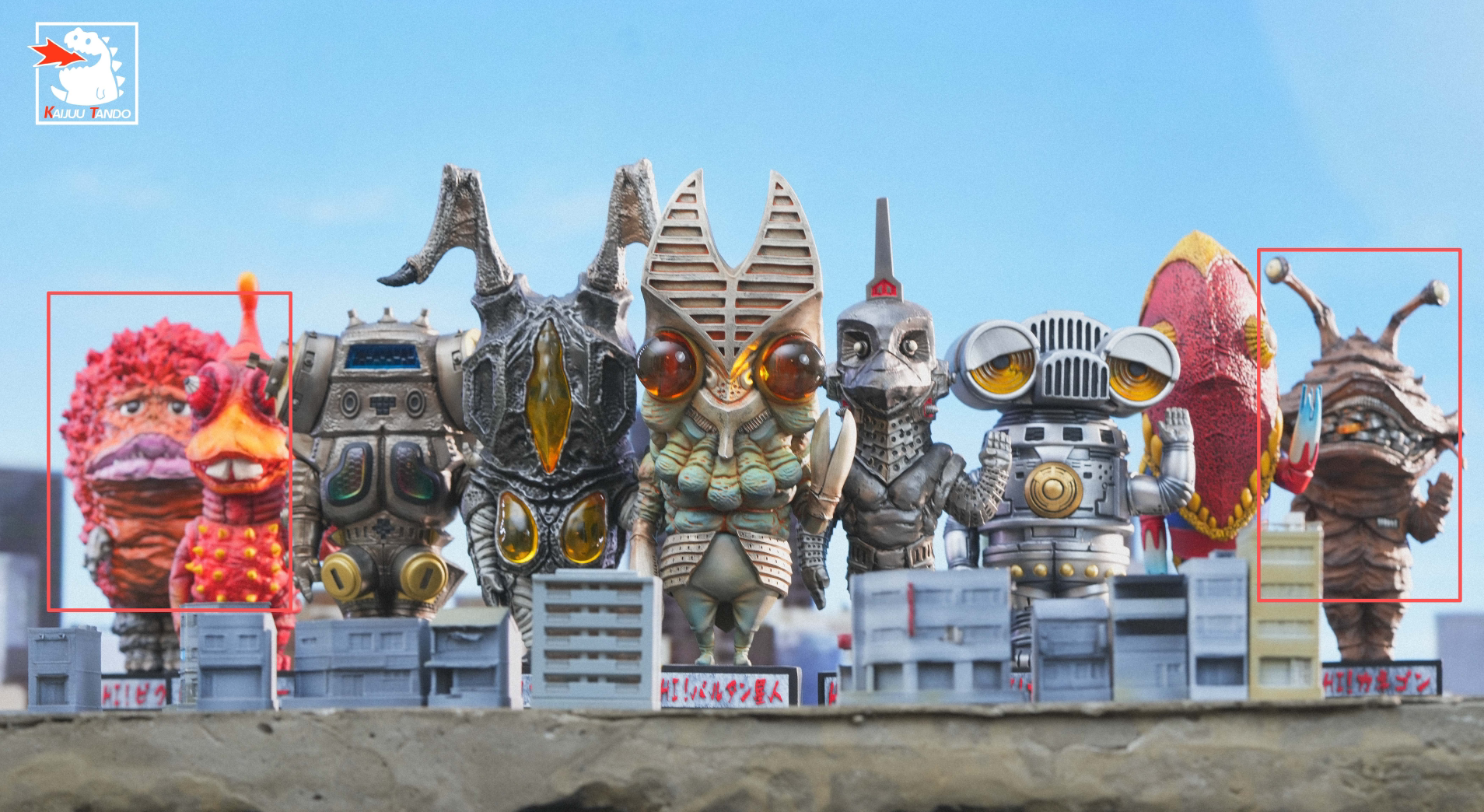 KAIJUU TANDO Studio - Pigmon X Taishoh X Kanegon Ultraman