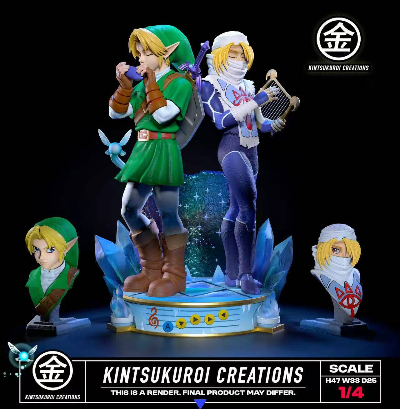KINTSUKUROI CREATIONS - LINK & SHEIK DIORAMA 1/6