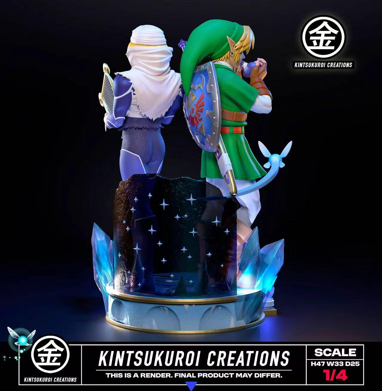 KINTSUKUROI CREATIONS - LINK & SHEIK DIORAMA 1/6