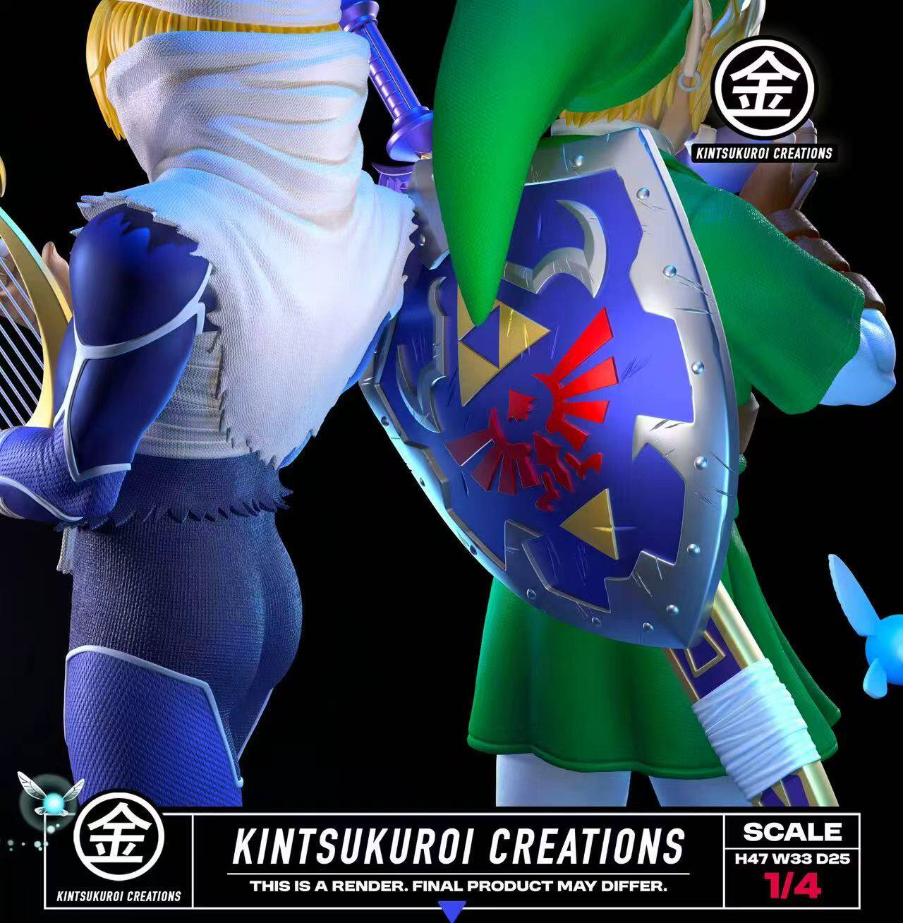 KINTSUKUROI CREATIONS - LINK & SHEIK DIORAMA 1/6
