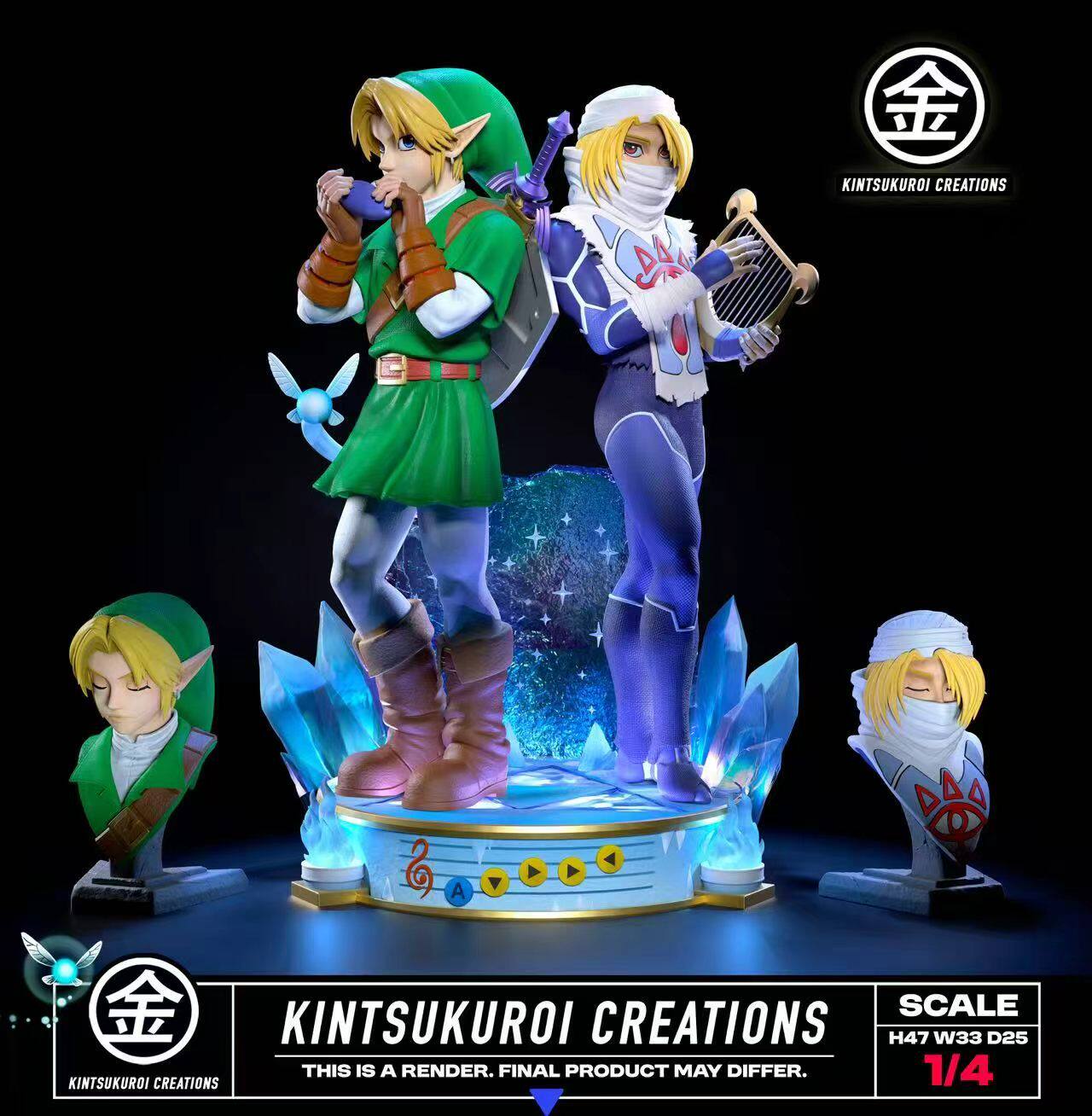 KINTSUKUROI CREATIONS - LINK & SHEIK DIORAMA 1/6