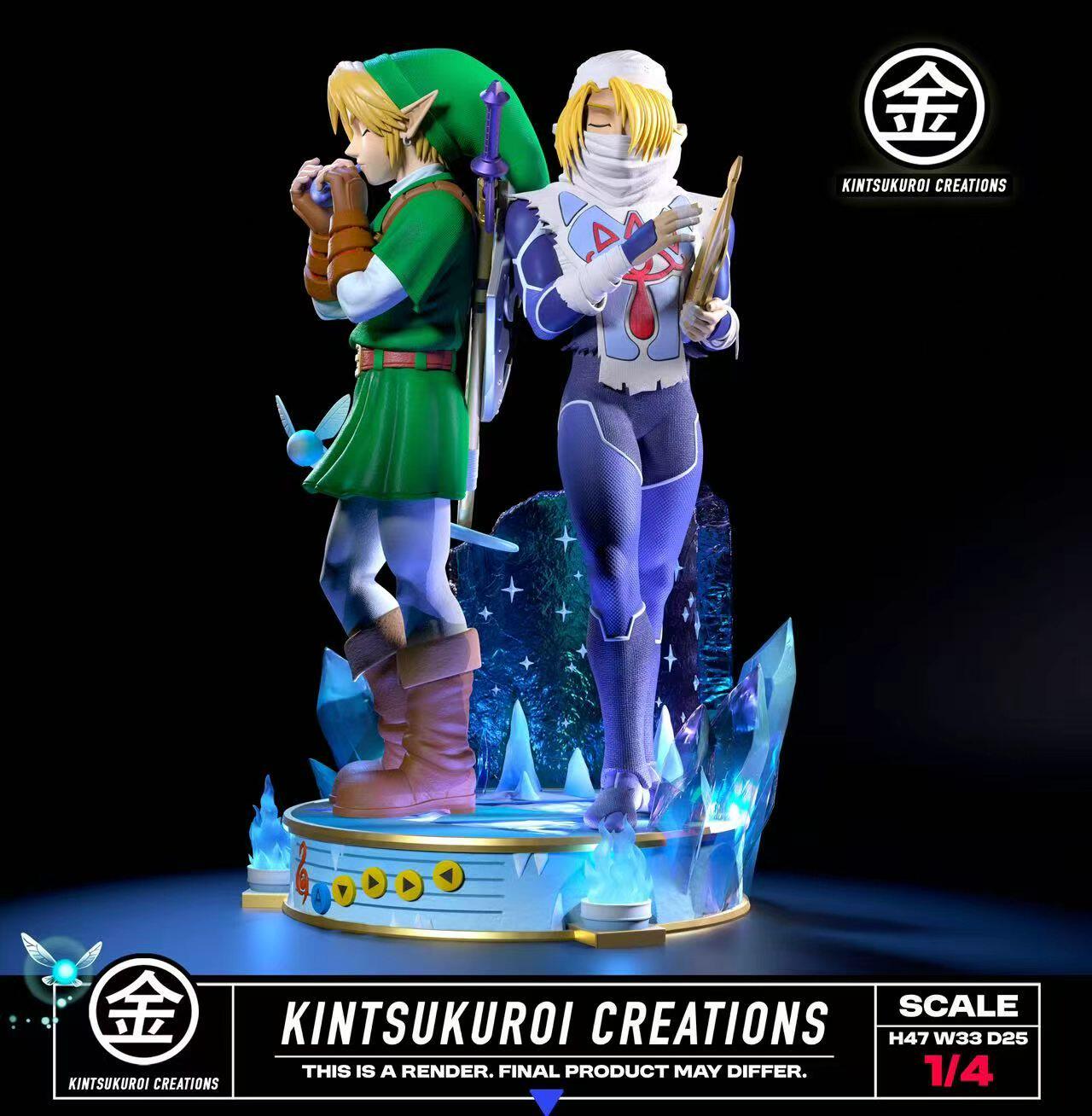 KINTSUKUROI CREATIONS - LINK & SHEIK DIORAMA 1/6